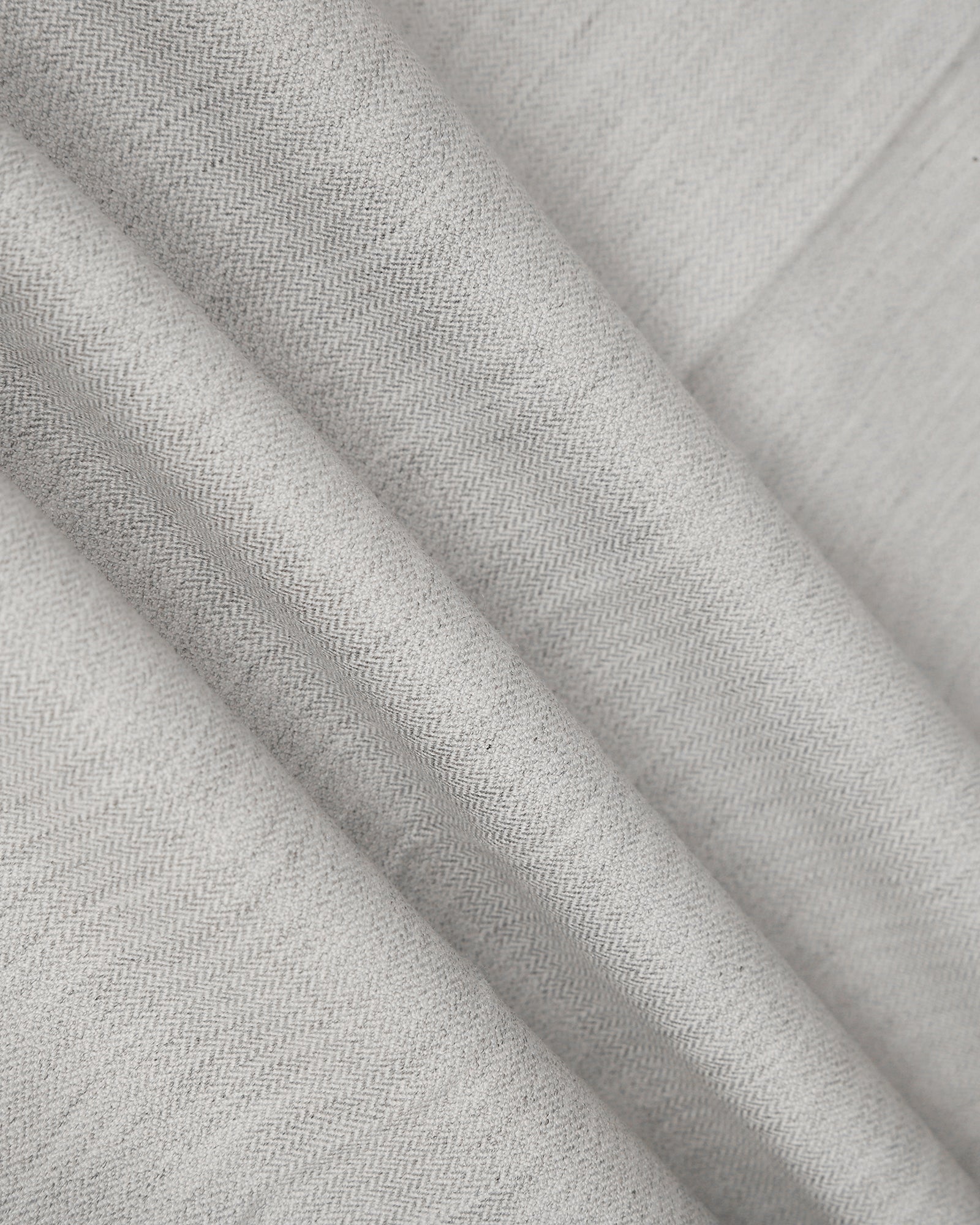 Temp Tech Slim Comfort B-95 Formal Light Grey Textured Trouser - Iceberg