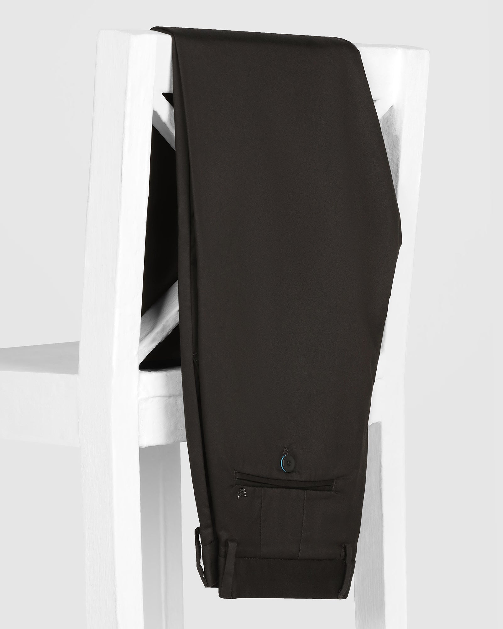 Temp Tech Slim Fit B-91 Casual Black Solid Khakis - Peter