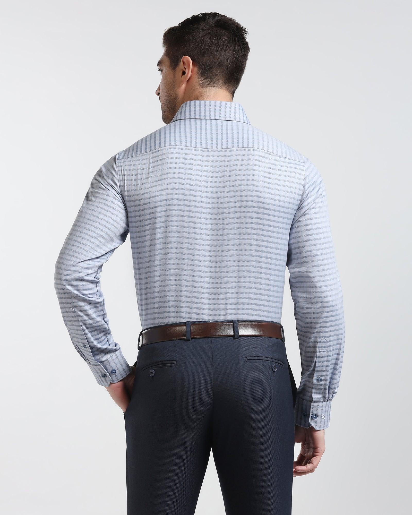 Temptech Formal Grey Check Shirt - Edmund - Blackberrys
