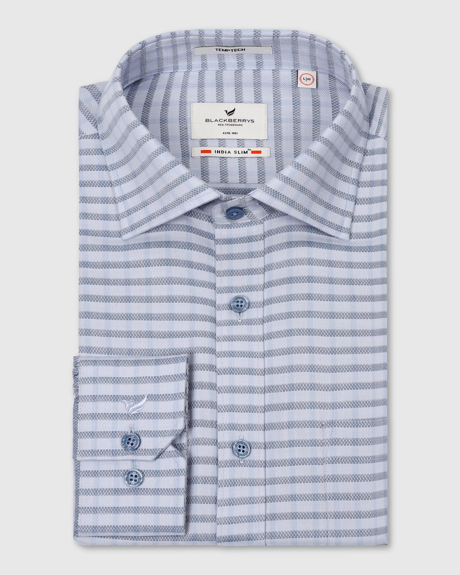 Temptech Formal Grey Check Shirt - Edmund - Blackberrys