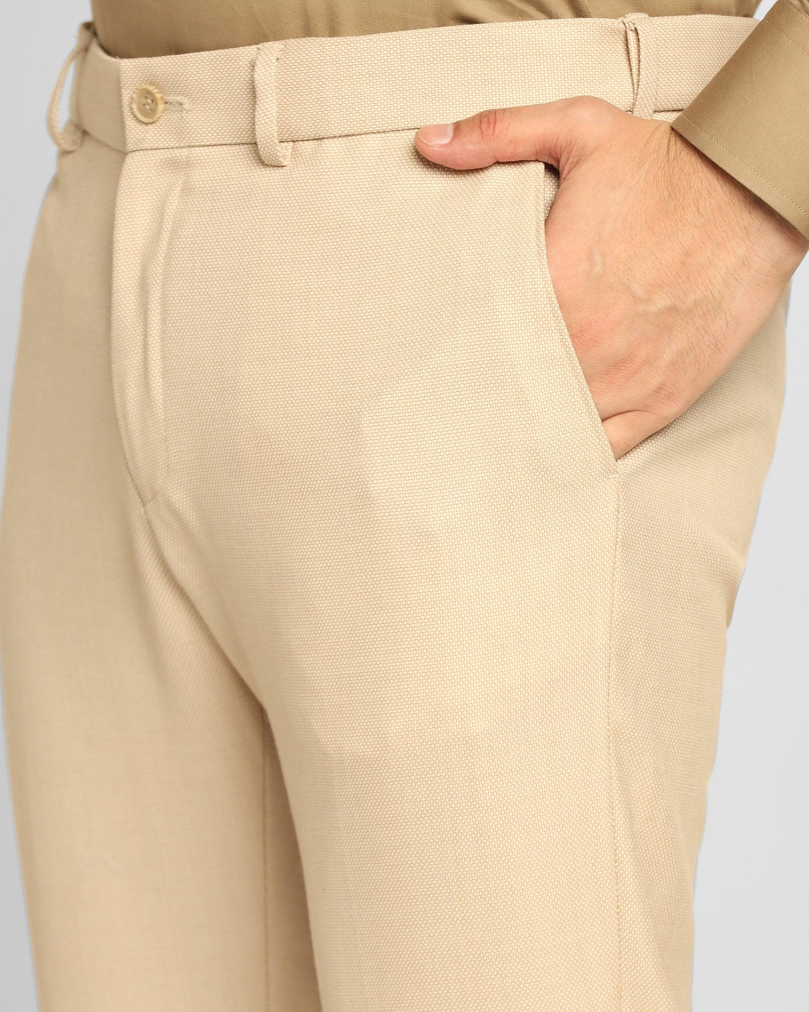 Textured Ethnic 6X Suit In Beige (Cosmo) - Blackberrys