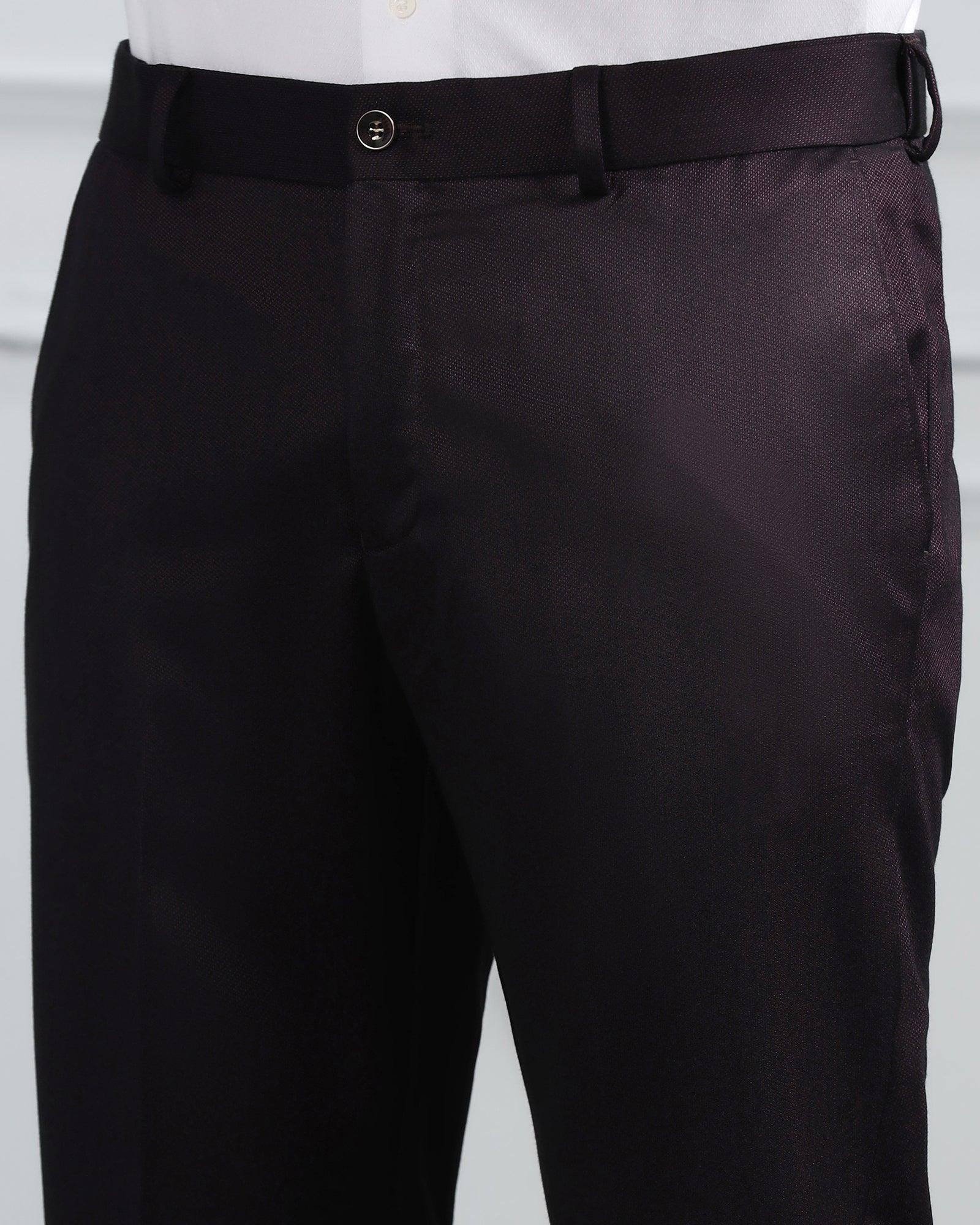 Swarn Multitude 6X Wine Textured Achkan Set - Stapol - Blackberrys