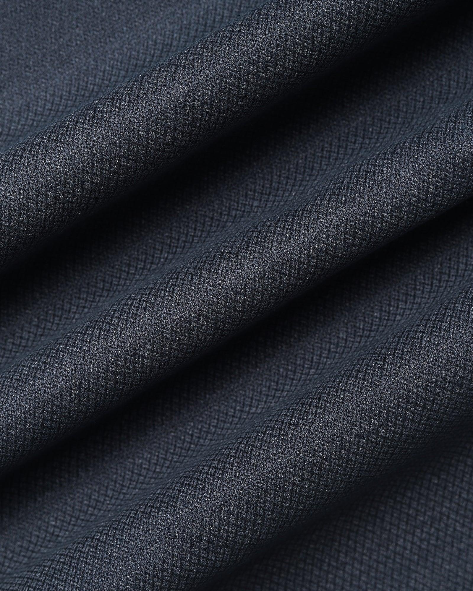 Three Piece Blue Textured Formal Suit - Donnie