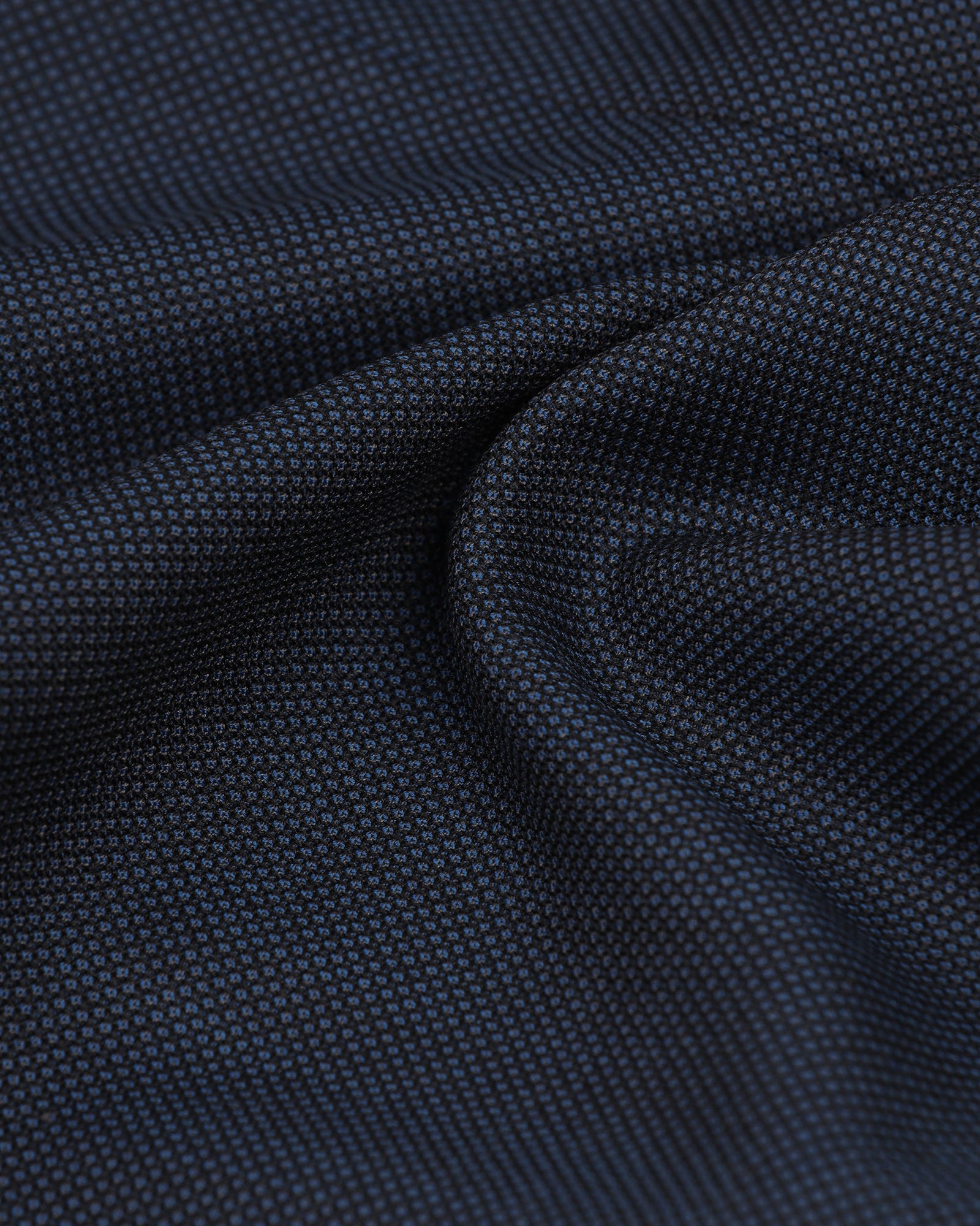 Three Piece Navy Textured Formal Suit - Kepner