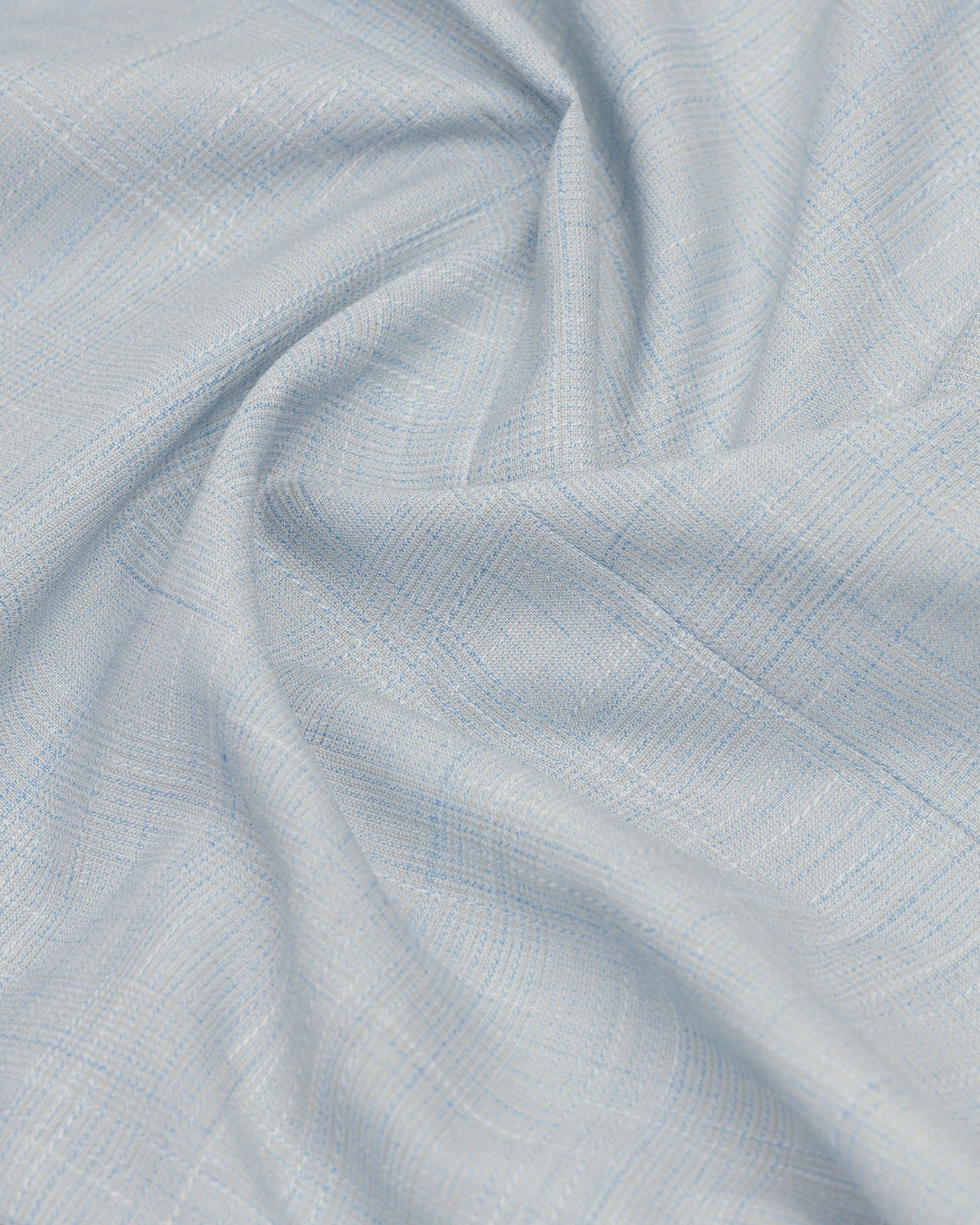 Two Piece Light Blue Check Formal Suit - Enrico