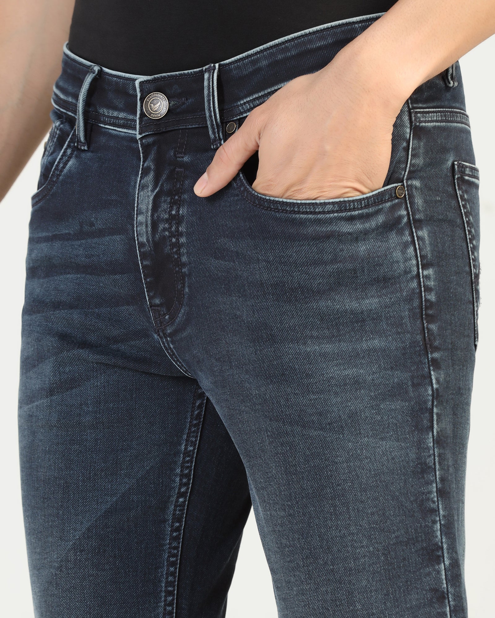 Ultrasoft Slim Yonk Fit Indigo Jeans - Oren