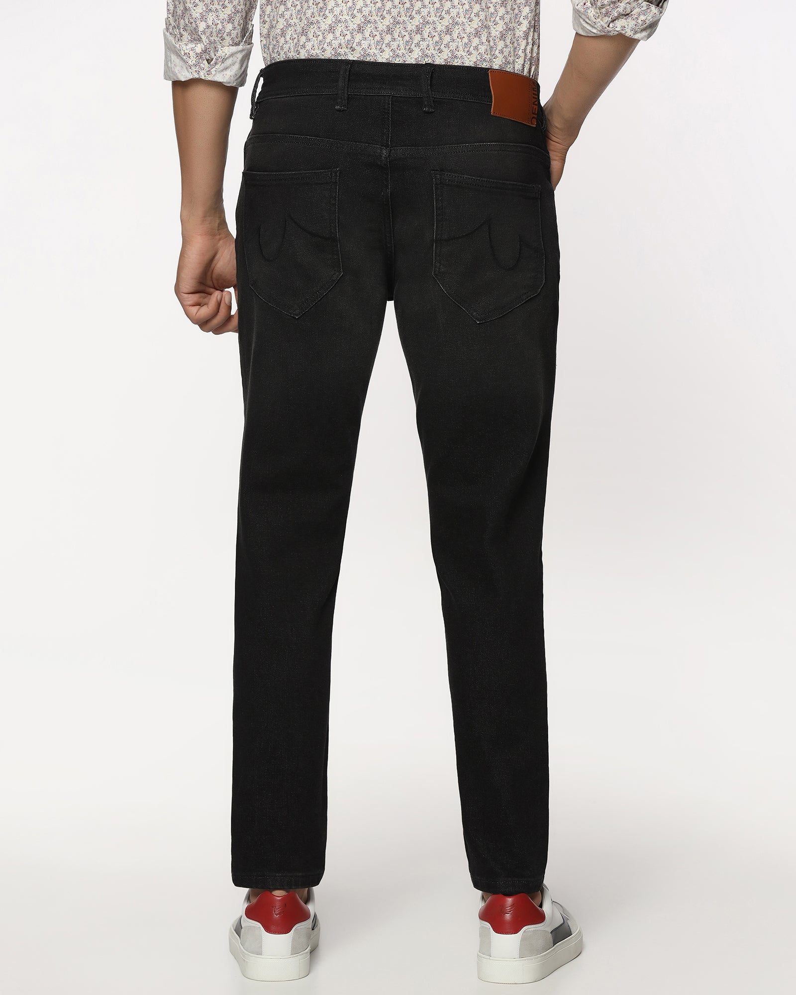 Ultrasoft Skinny Cropped Fiji Fit Black Jeans - Marcel