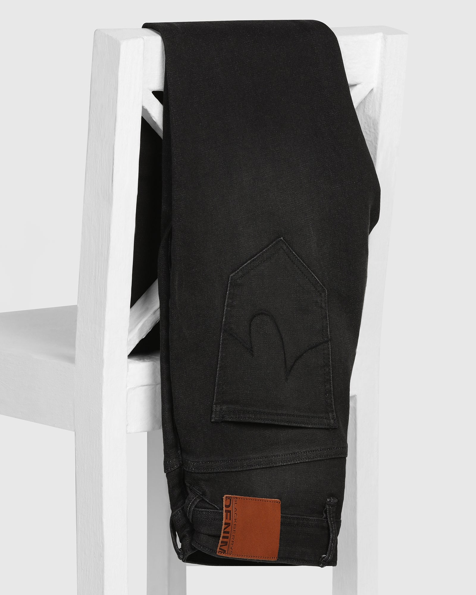 Ultrasoft Skinny Cropped Fiji Fit Black Jeans - Marcel