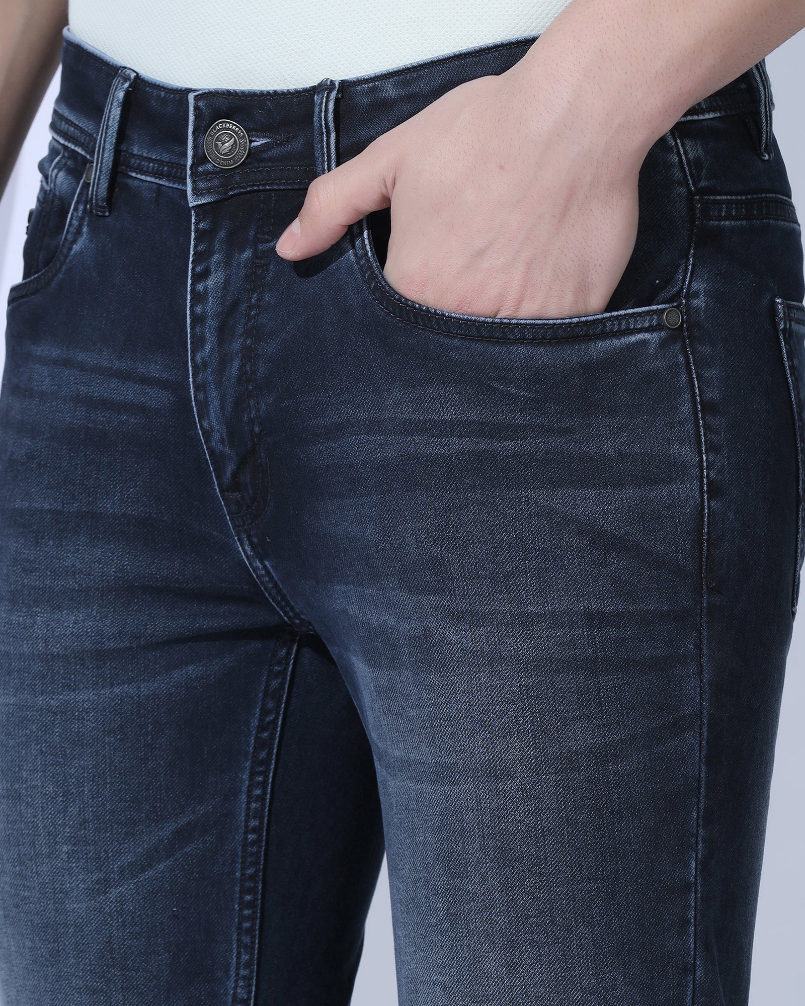 Ultrasoft Skinny Cropped Fiji Fit Indigo Jeans - Ava