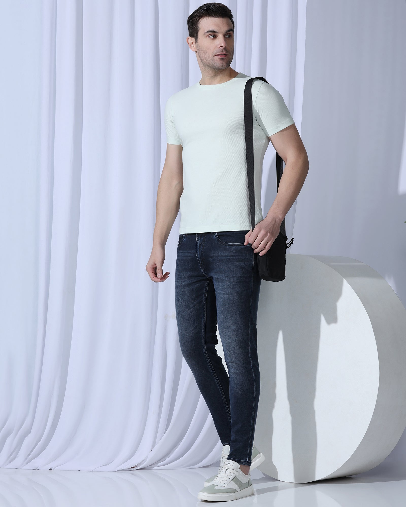 Ultrasoft Skinny Cropped Fiji Fit Indigo Jeans - Ava