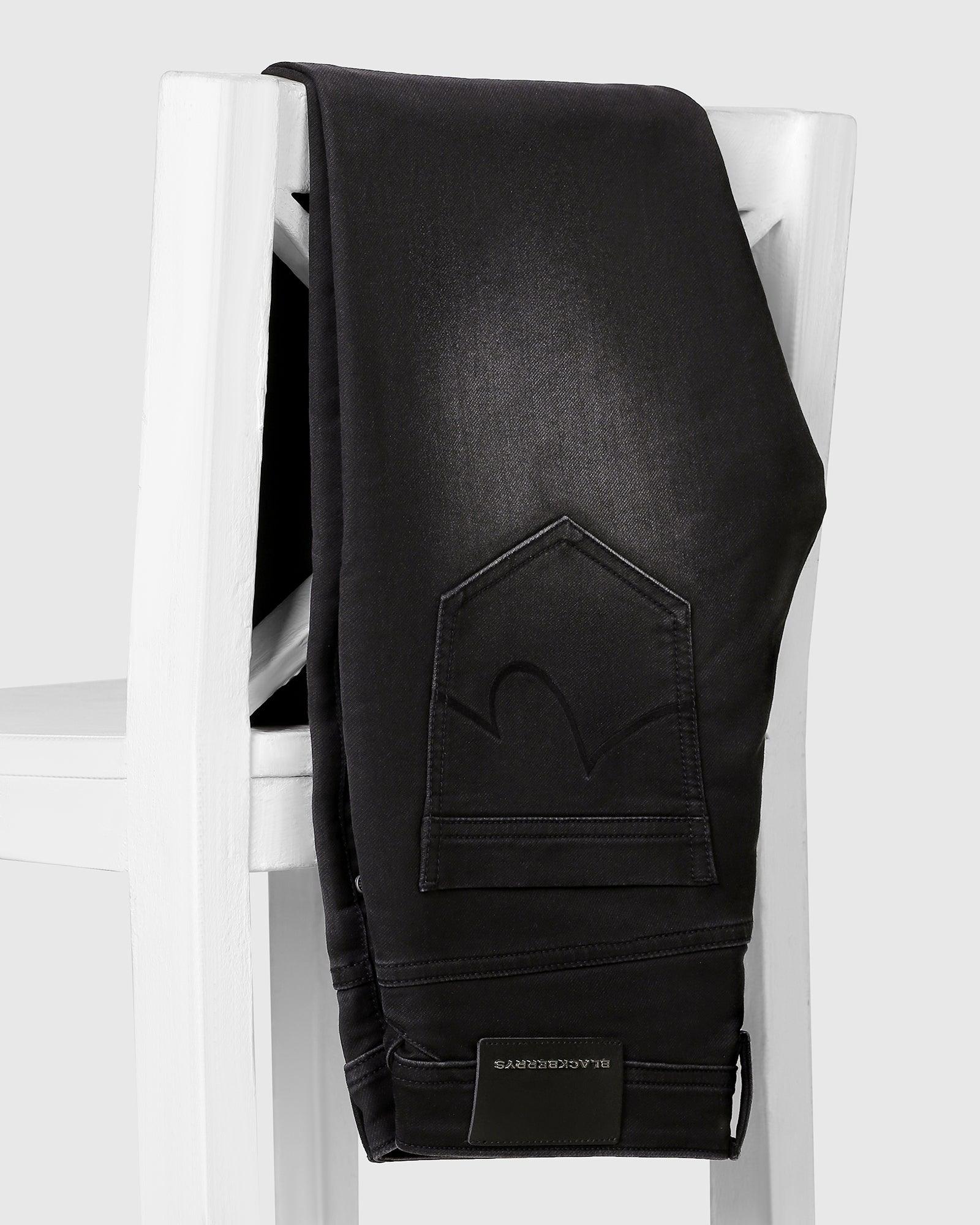 Ultrasoft Slim Comfort Buff Fit Black Jeans - Betsy