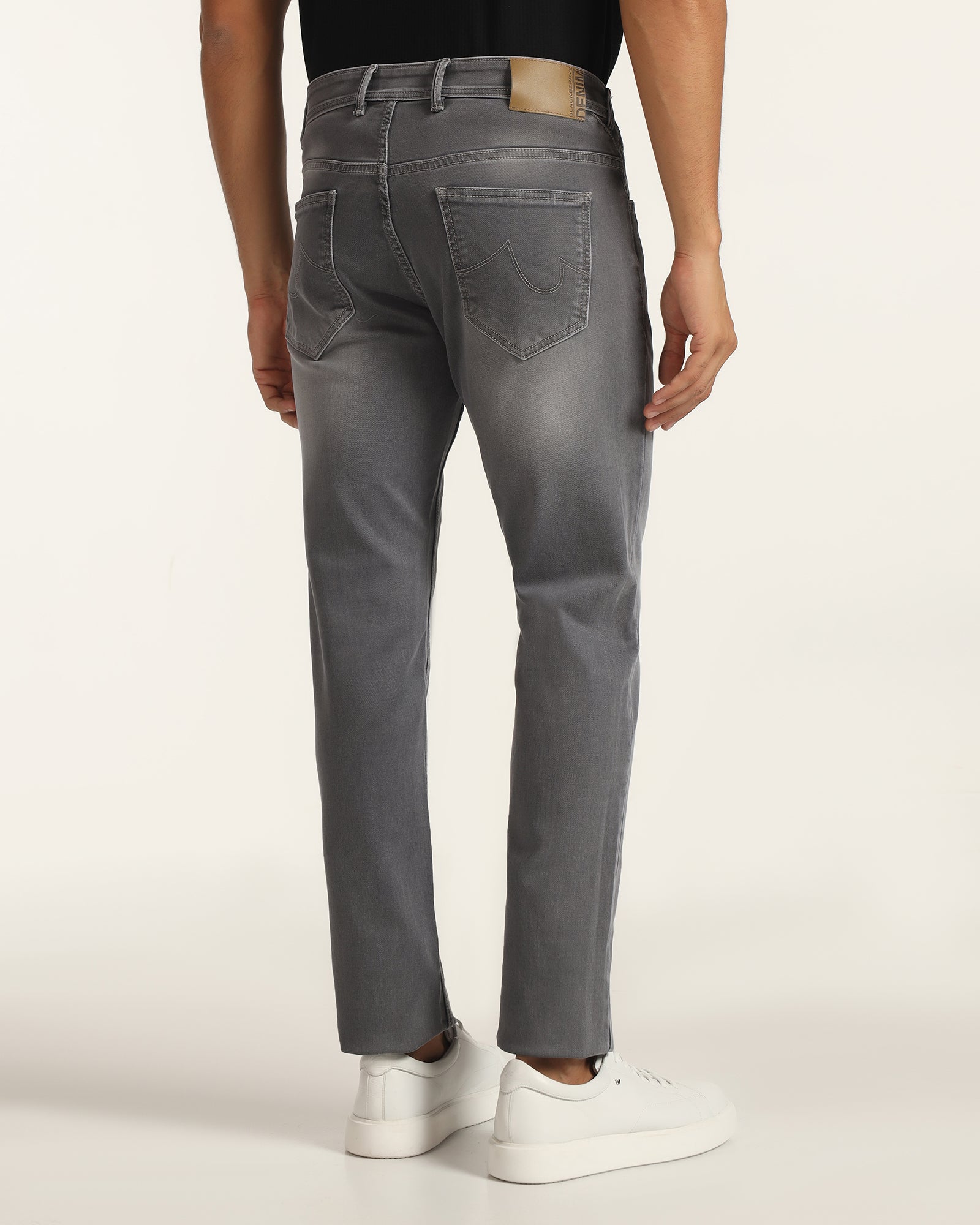 Ultrasoft Slim Comfort Buff Fit Grey Jeans - Sandro