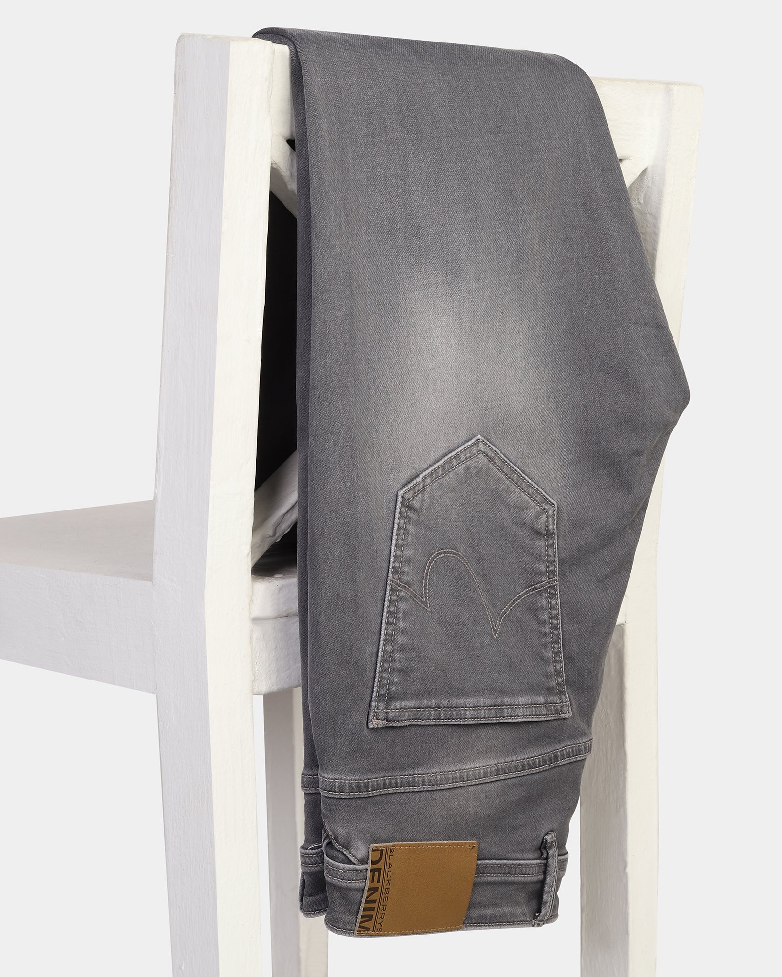 Ultrasoft Slim Comfort Buff Fit Grey Jeans - Sandro