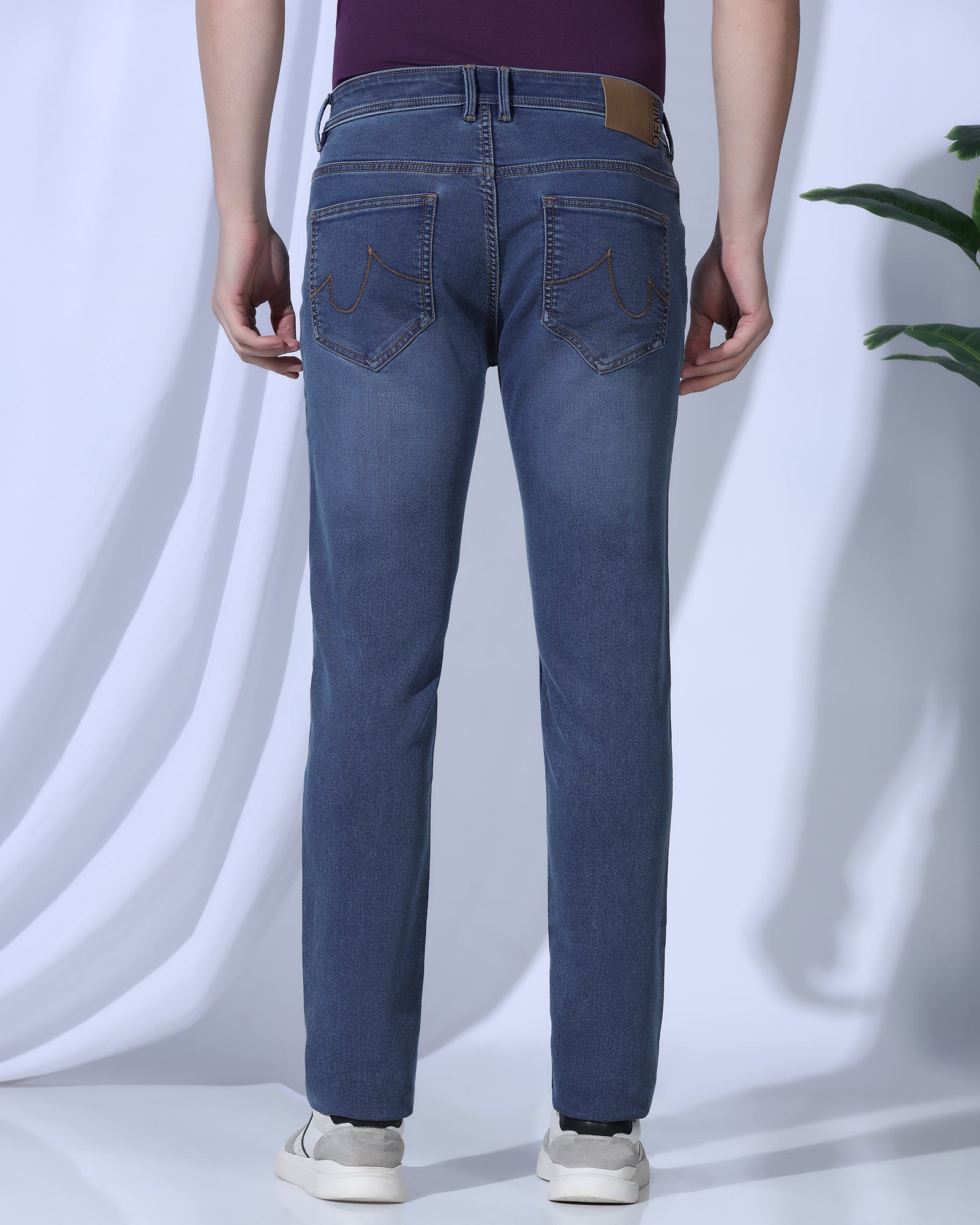 Ultrasoft Slim Comfort Buff Fit Indigo Jeans - Gelbero