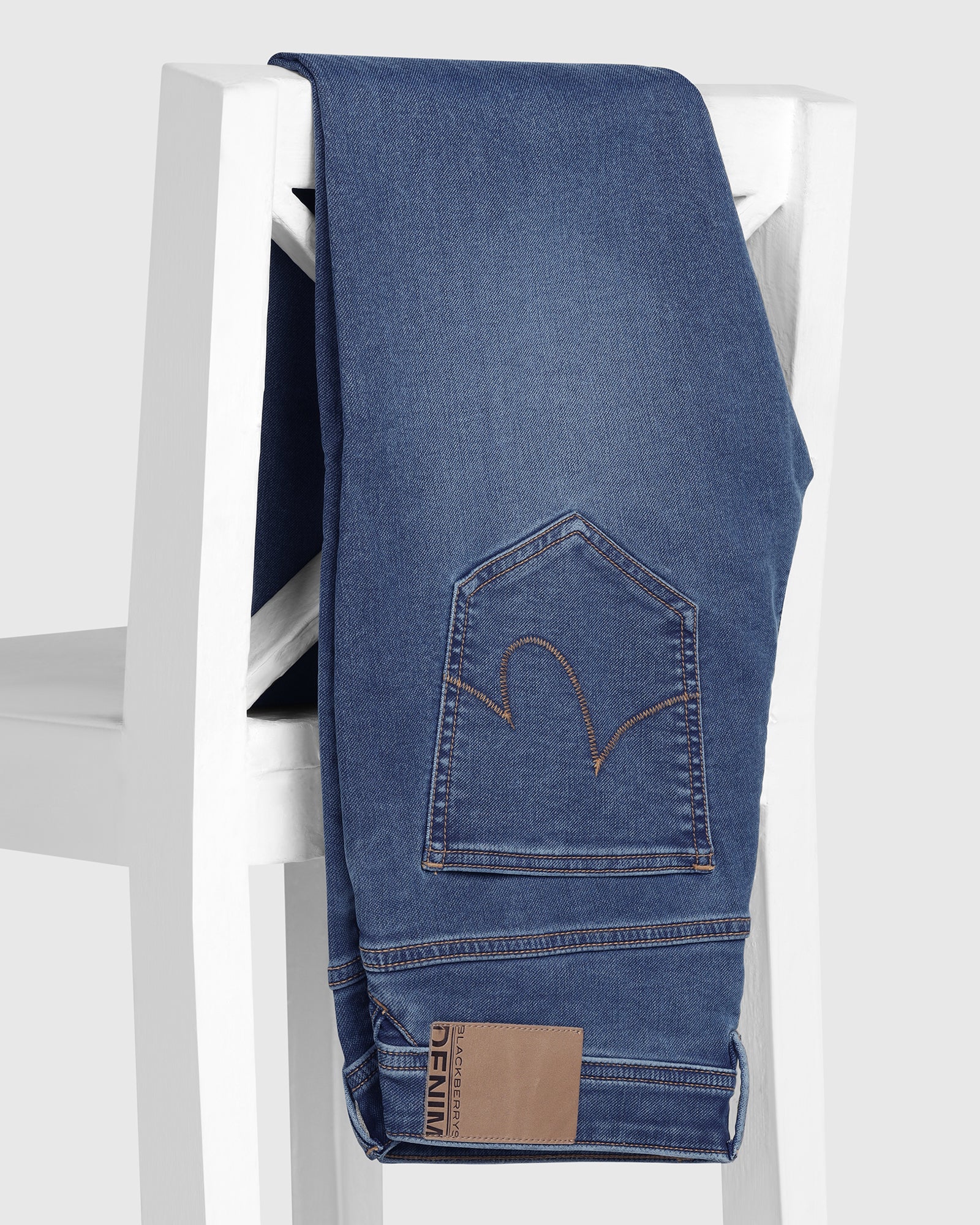 Ultrasoft Slim Comfort Buff Fit Indigo Jeans - Gelbero