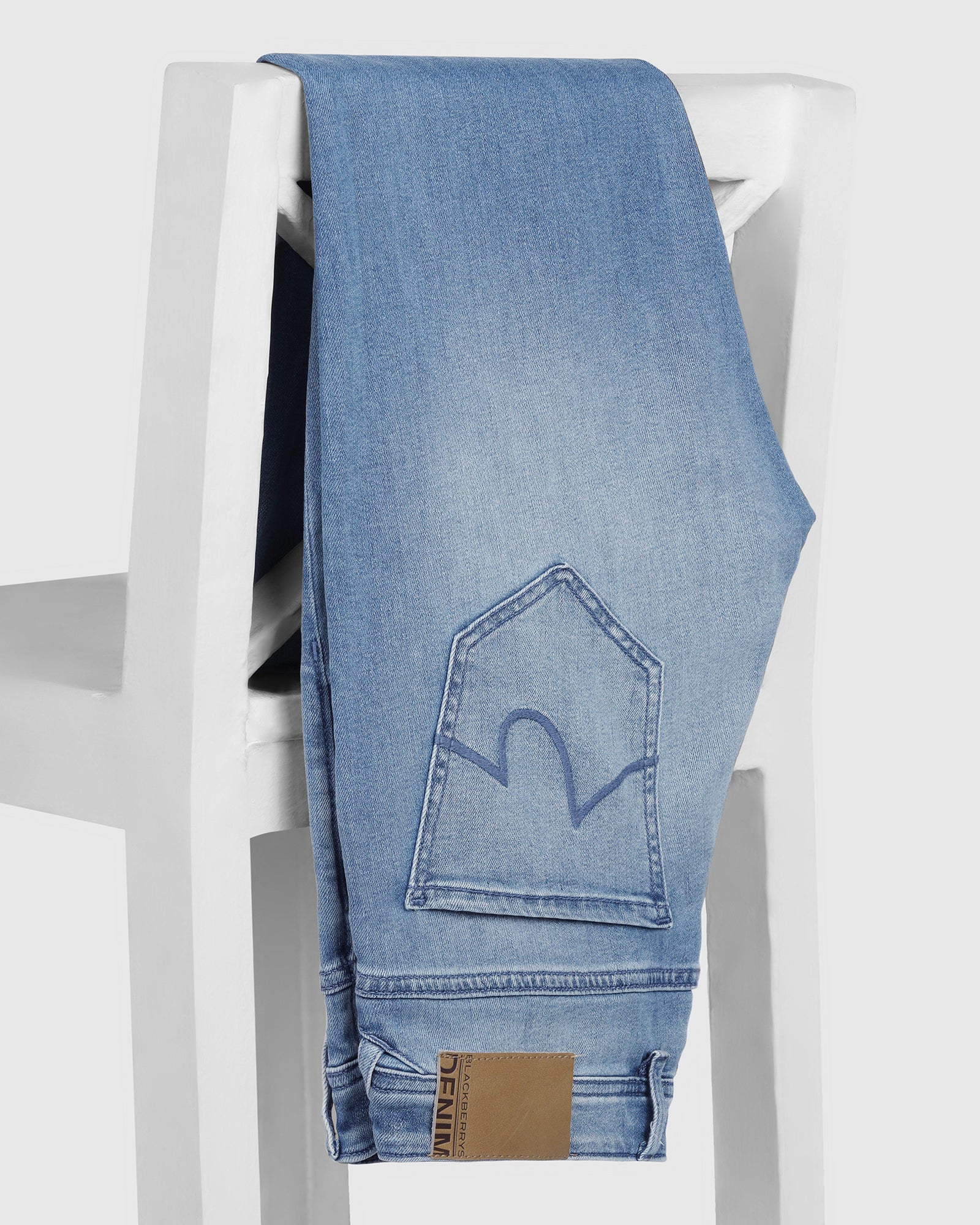 Ultrasoft Slim Comfort Buff Fit Indigo Jeans - Zuri