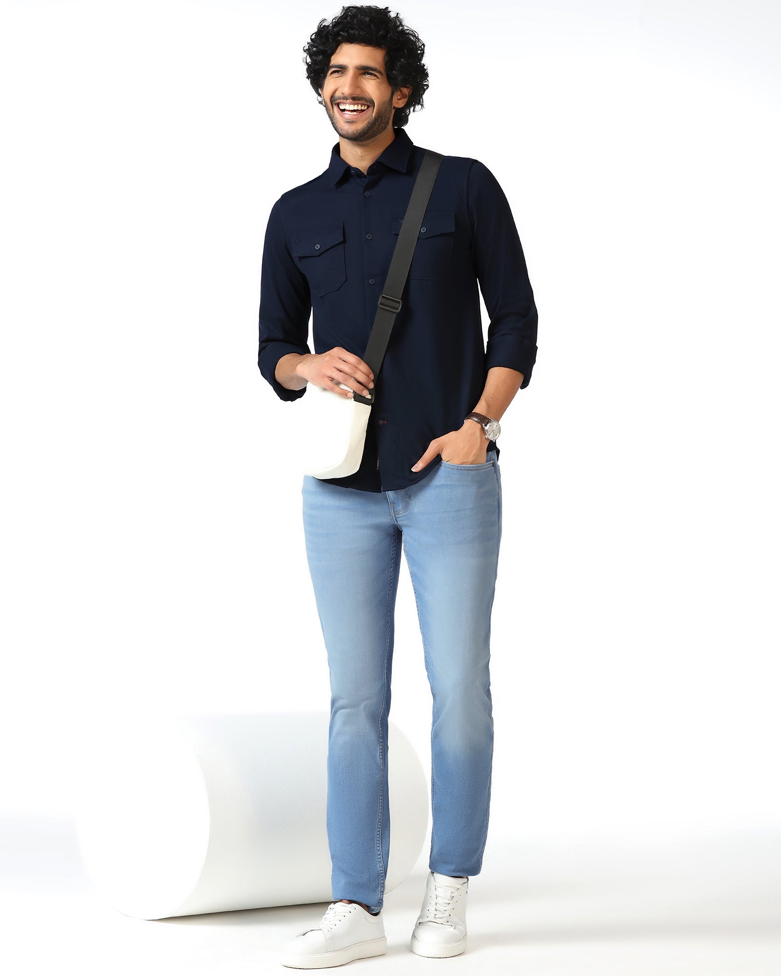 Ultrasoft Slim Comfort Buff Fit Indigo Jeans - Zuri