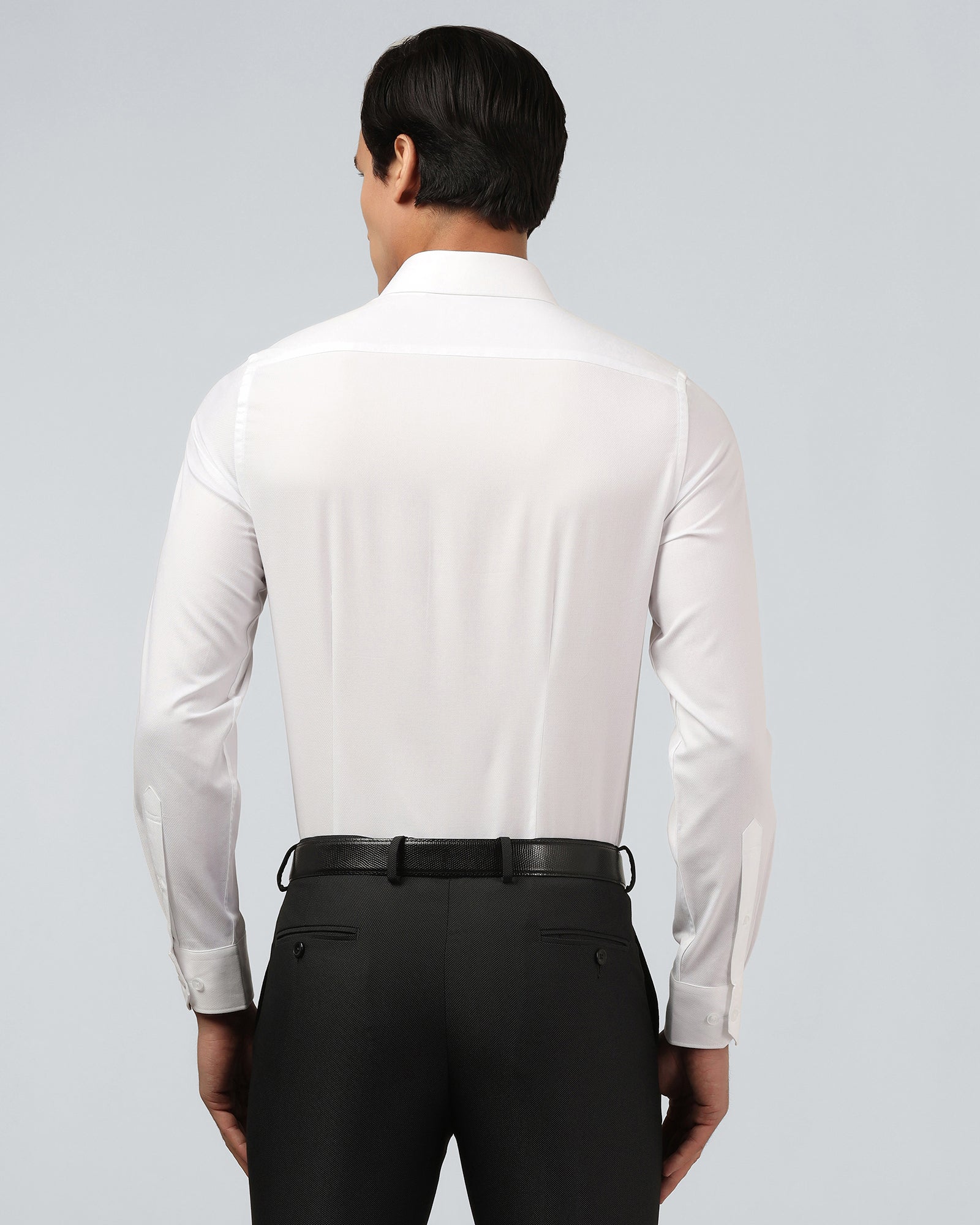 White Textured Shirt - Hawker