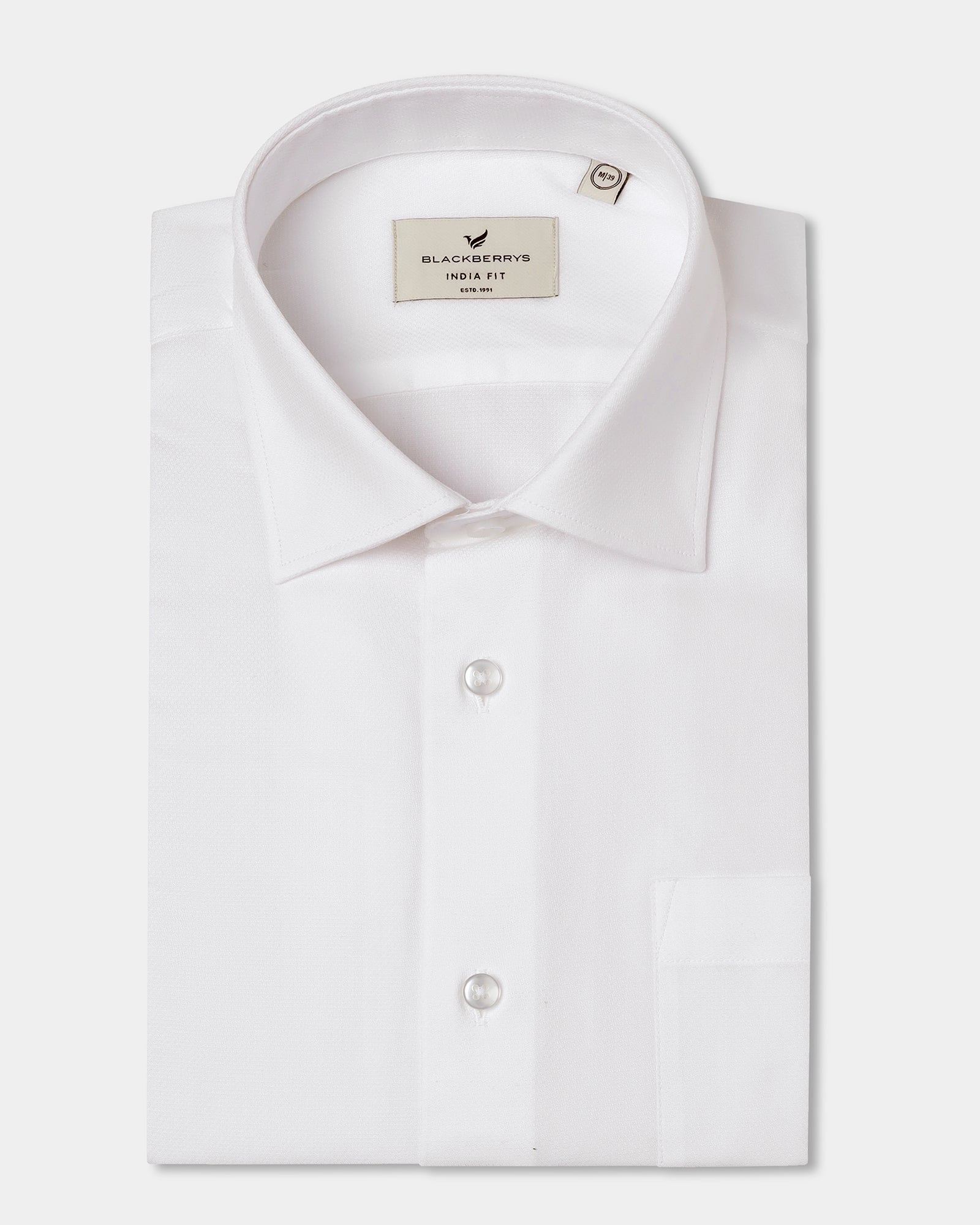 White Textured Shirt - Hawker
