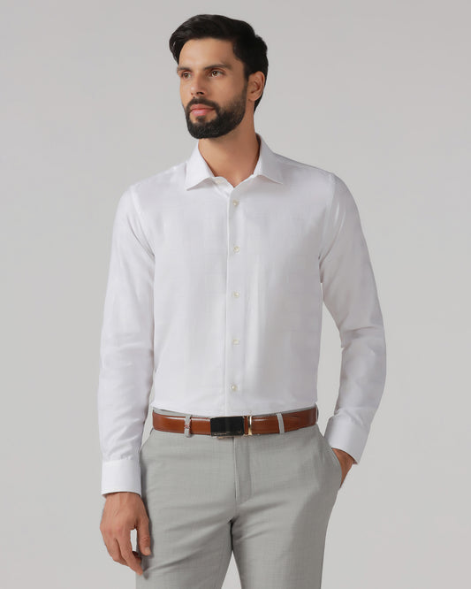 White Check Shirt - Rainer