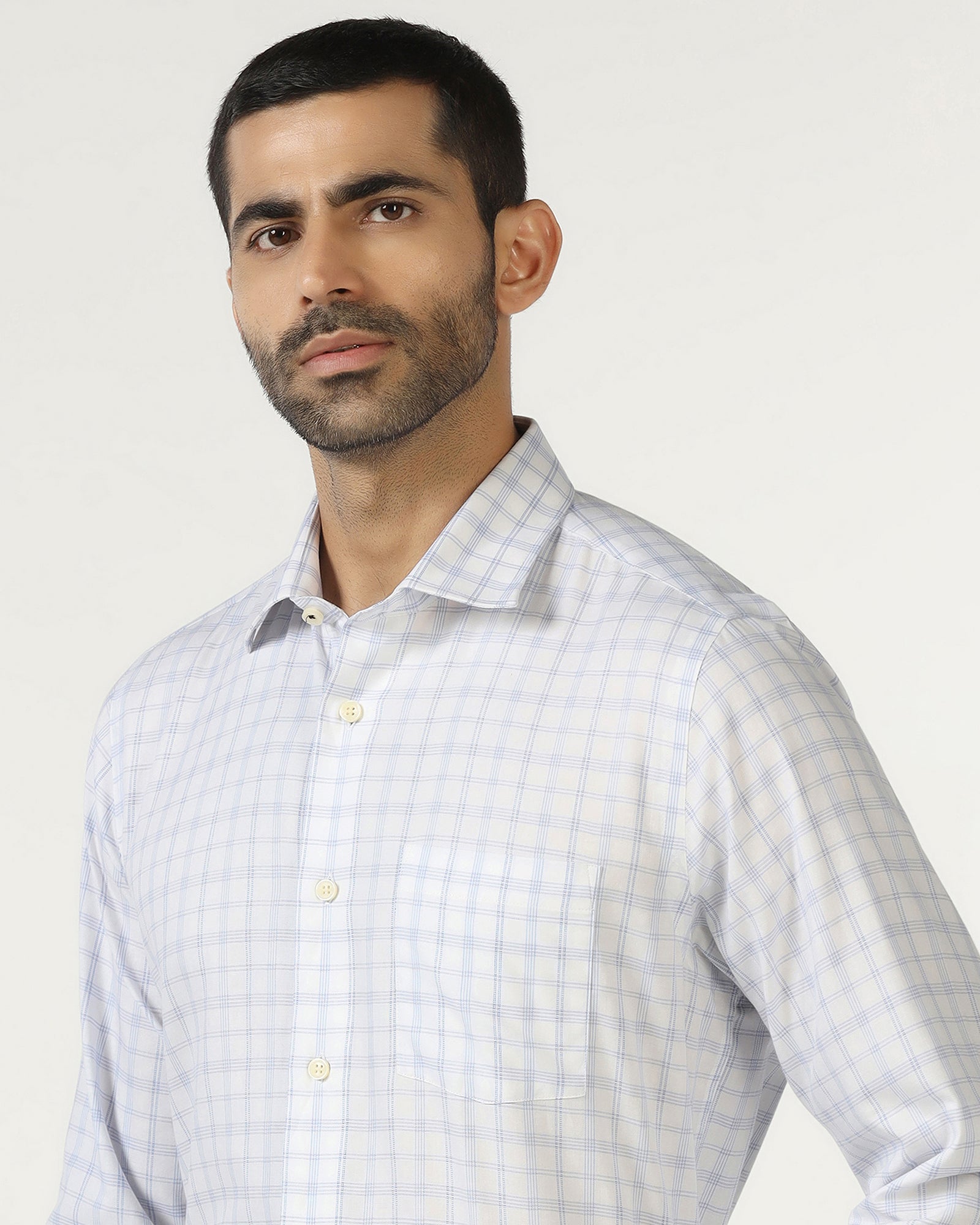 White Check Shirt - Renew