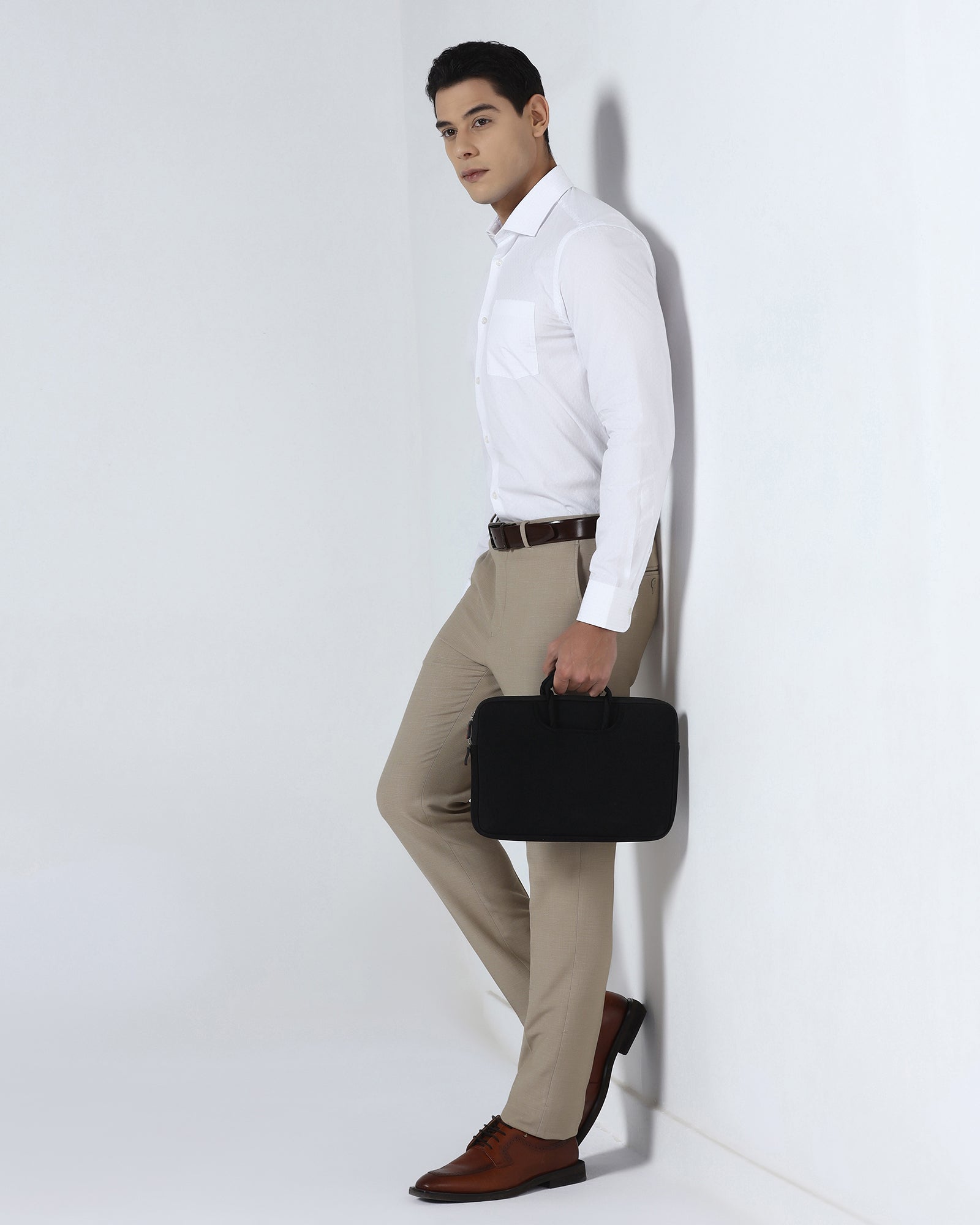 White Check Shirt - Shadow