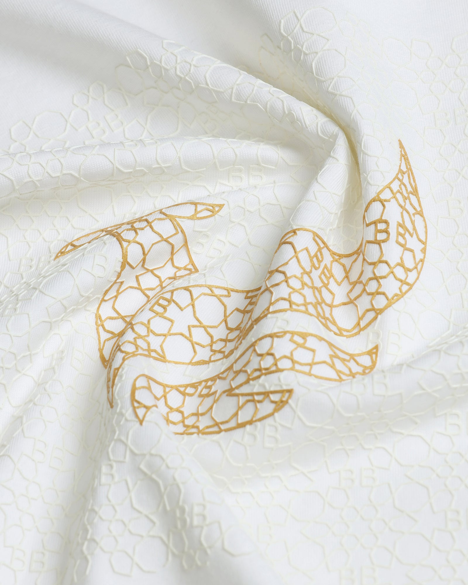 White Crew Neck Solid T-Shirt - Fly