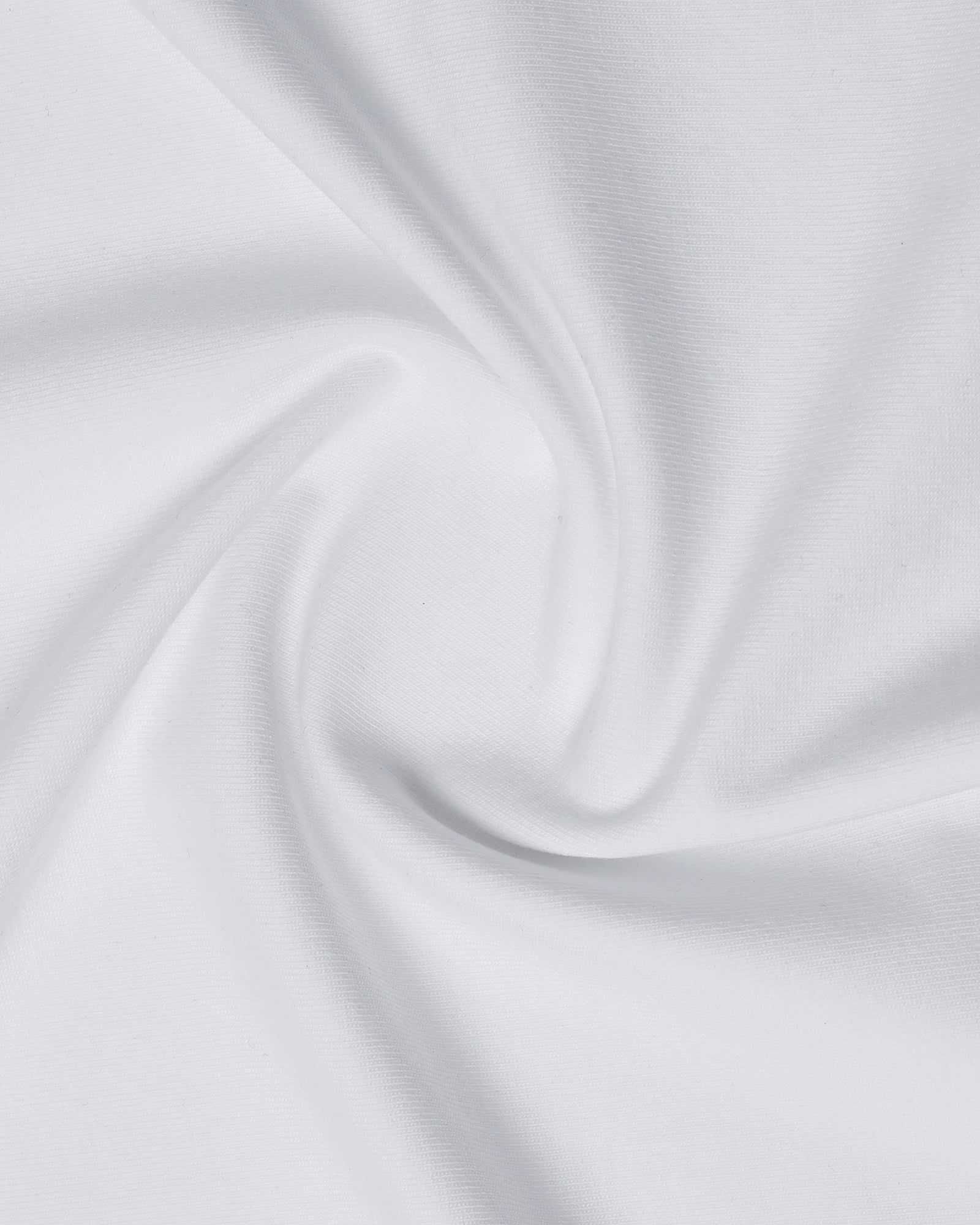 White Crew Neck Solid T-Shirt - Rising