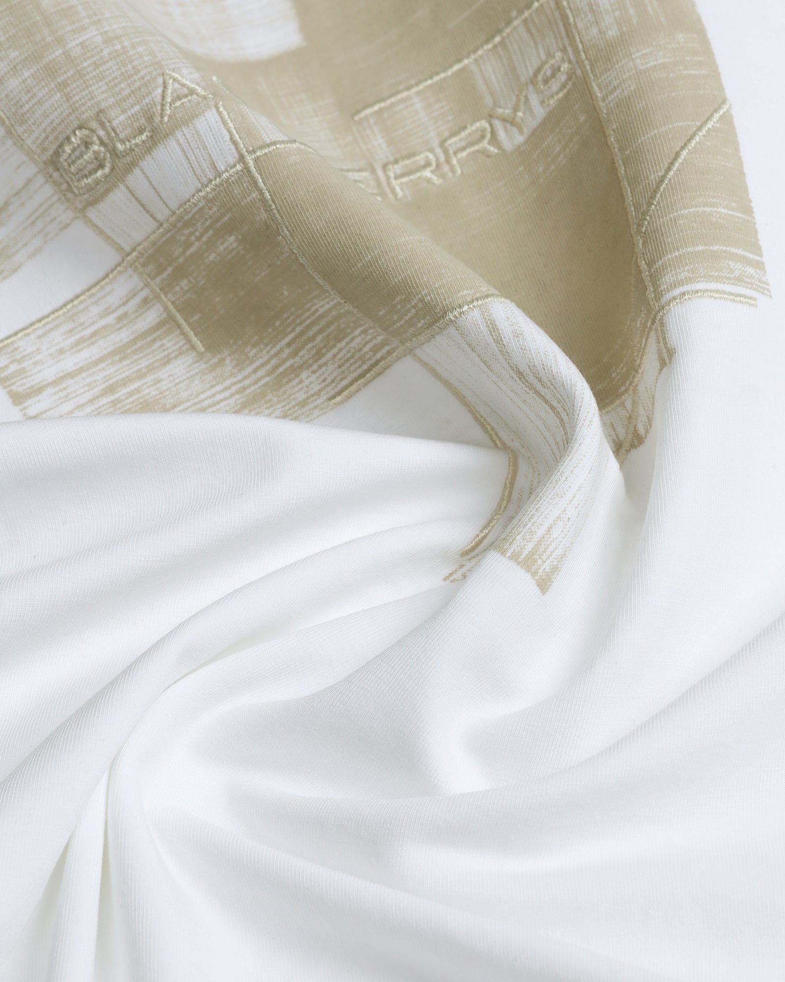 White Crew Neck Solid T-Shirt - Rust