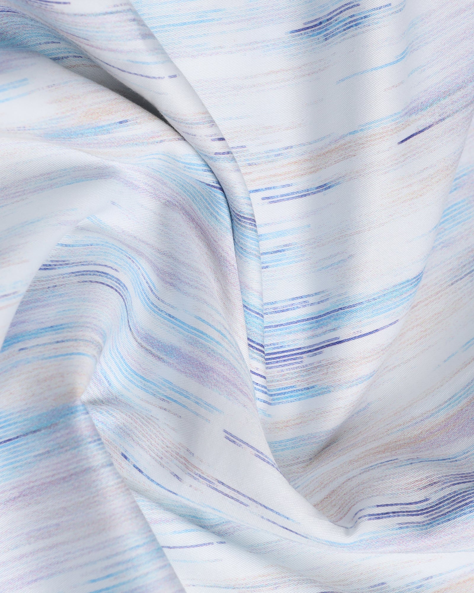 White Half Sleeve Printed Shirt - Siena