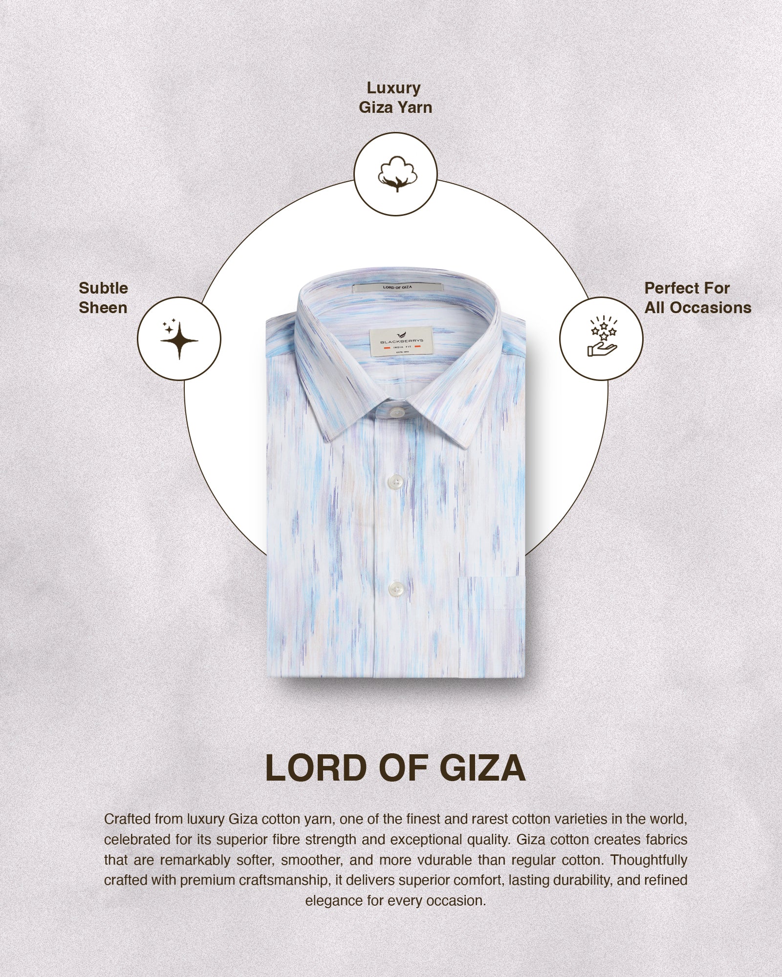 White Half Sleeve Printed Shirt - Siena