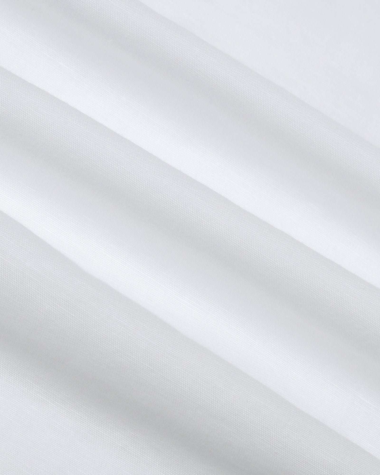 White Linen Solid Shirt - Cleo