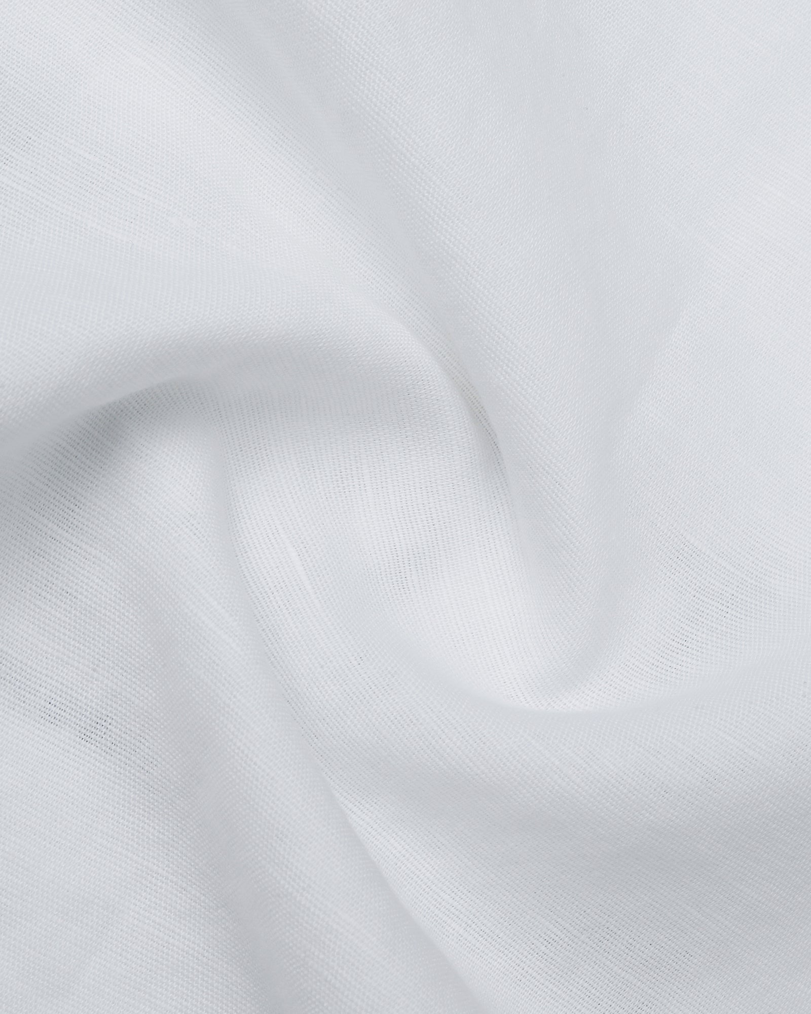 White Linen Solid Shirt - Cleo
