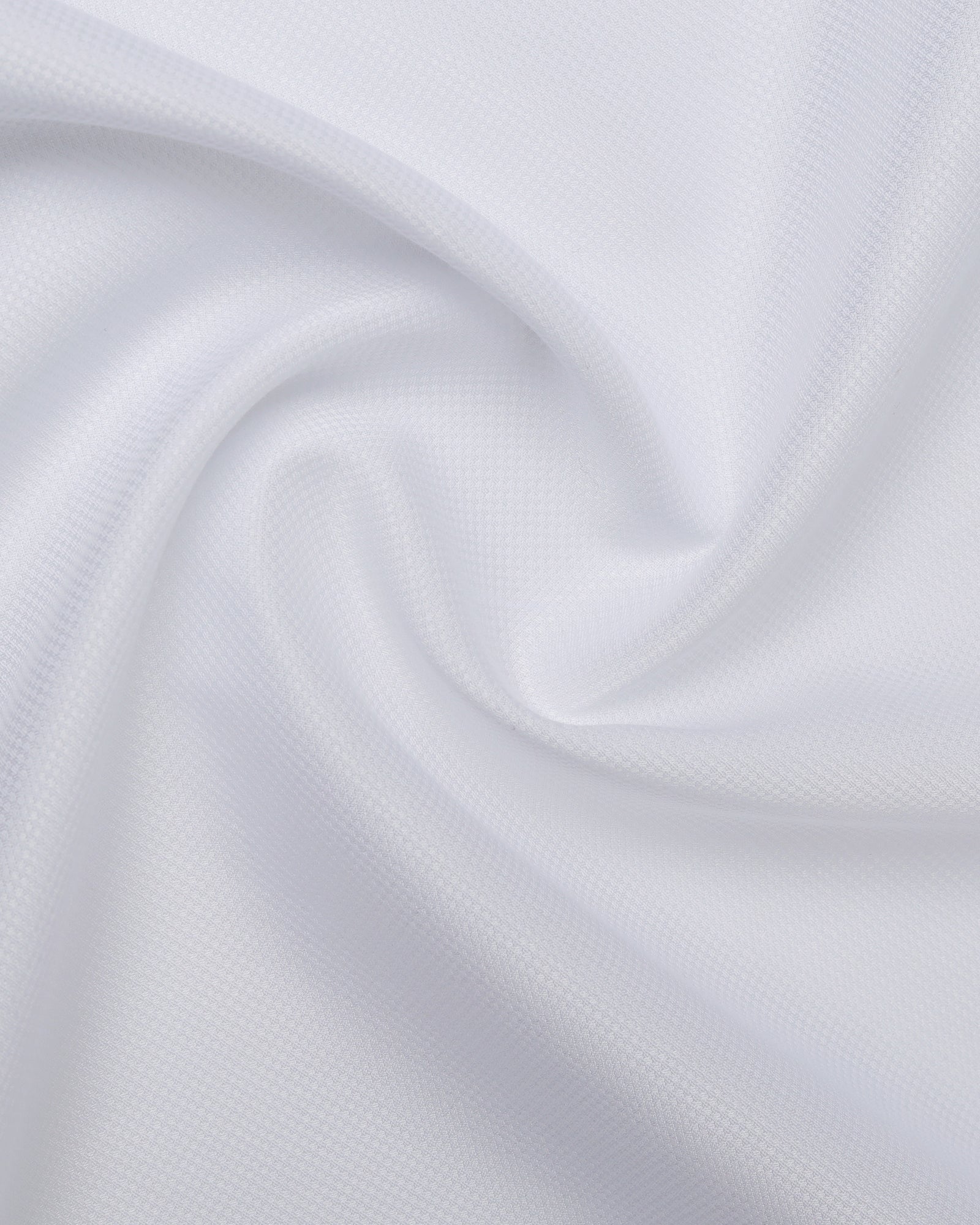 White Luxe Textured Shirt - Twix