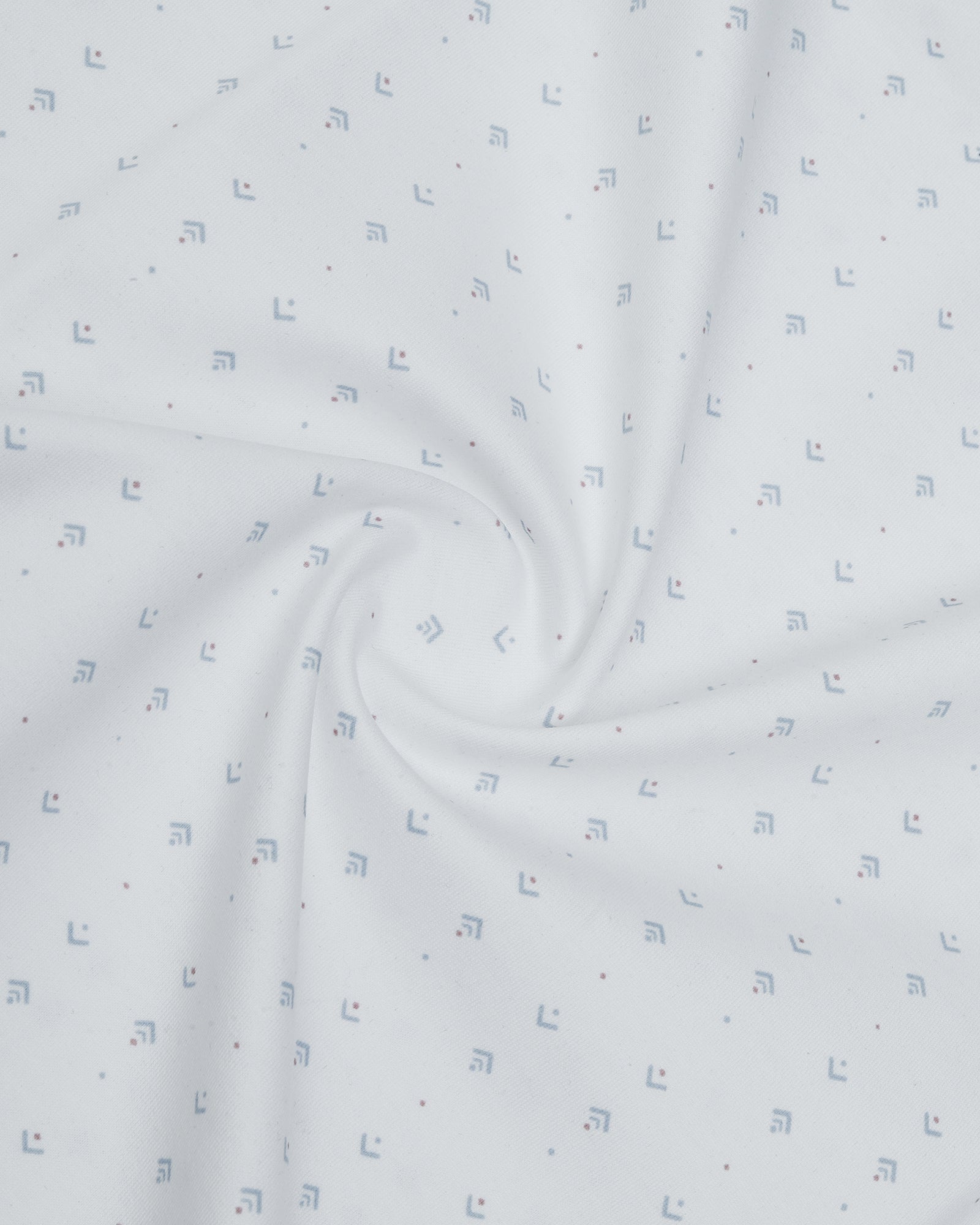 White Printed Polo - Kima
