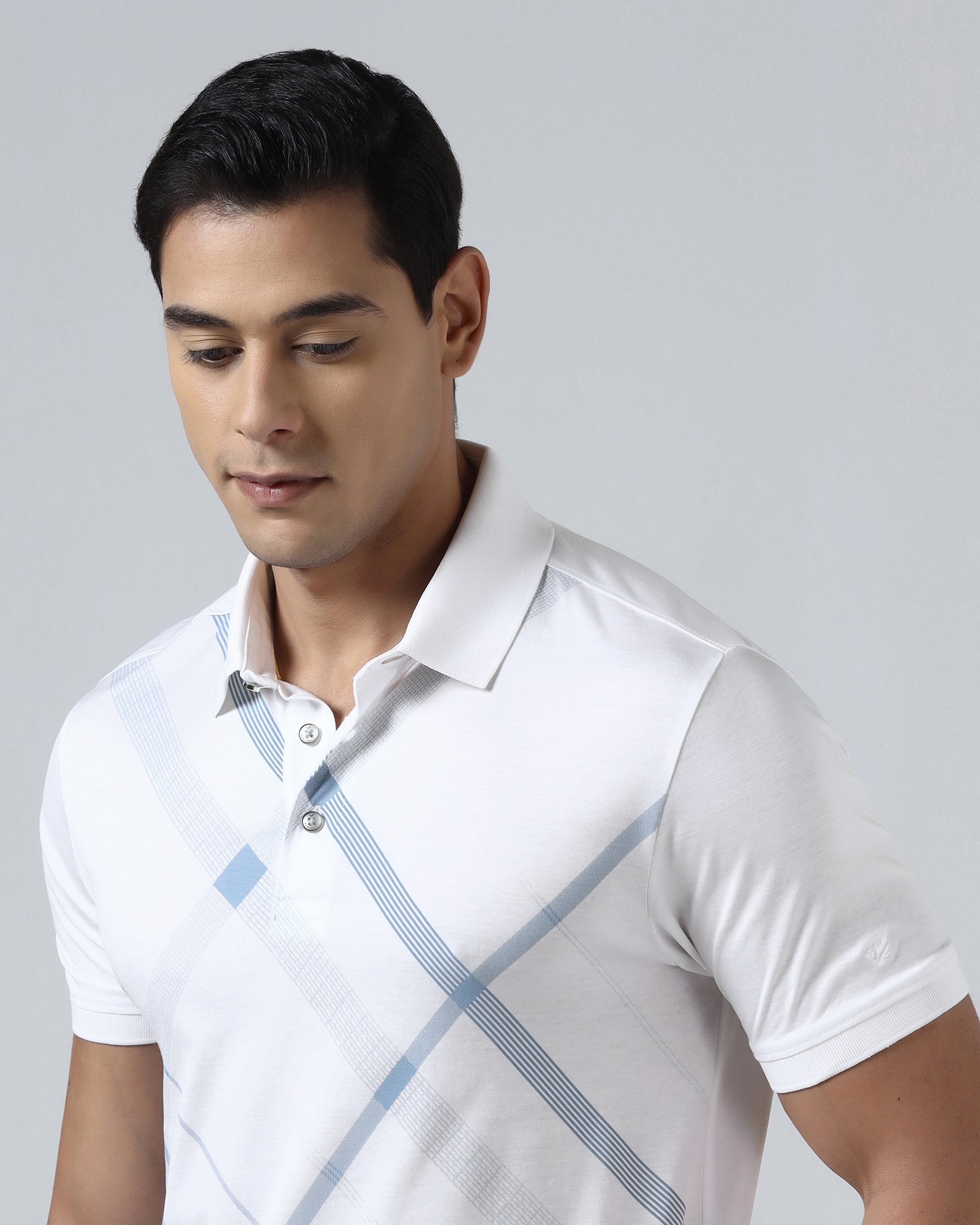 White Printed Polo - Tokyo