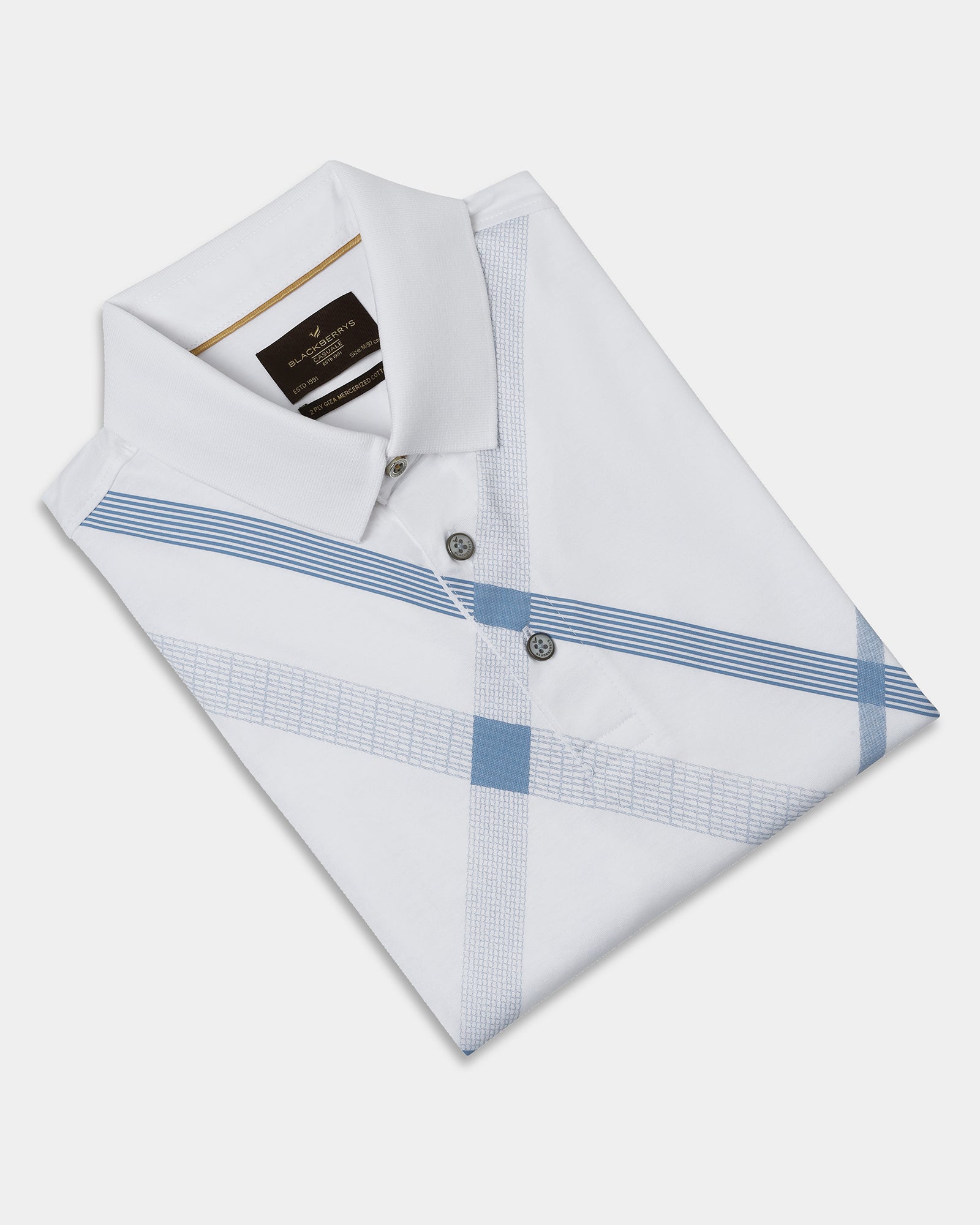 White Printed Polo - Tokyo