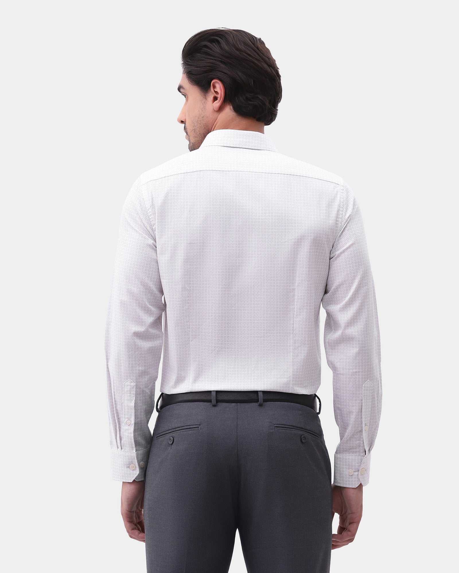 White Printed Shirt - Belgium