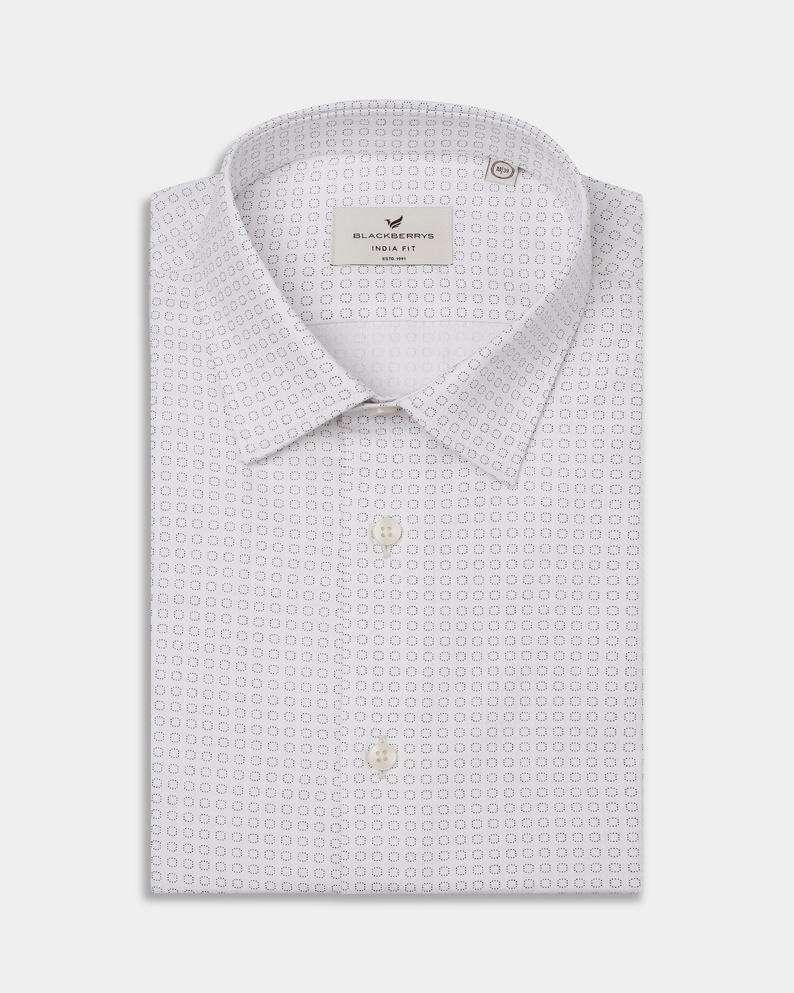 White Printed Shirt - Belgium