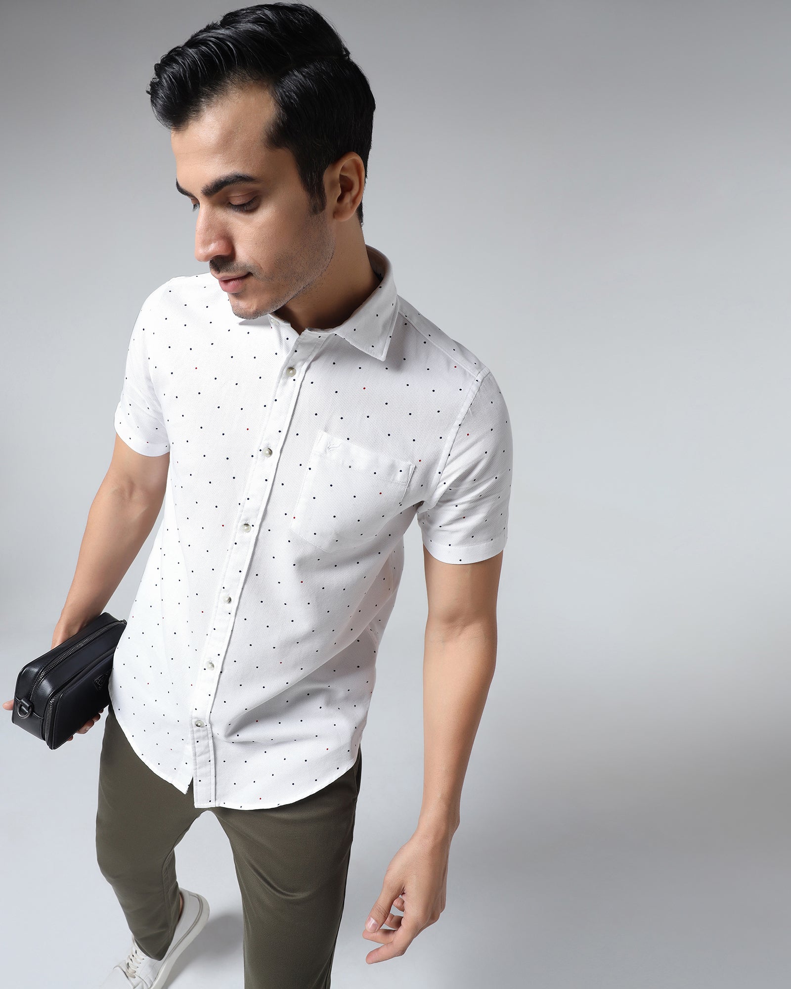 White Printed Shirt - Fylor