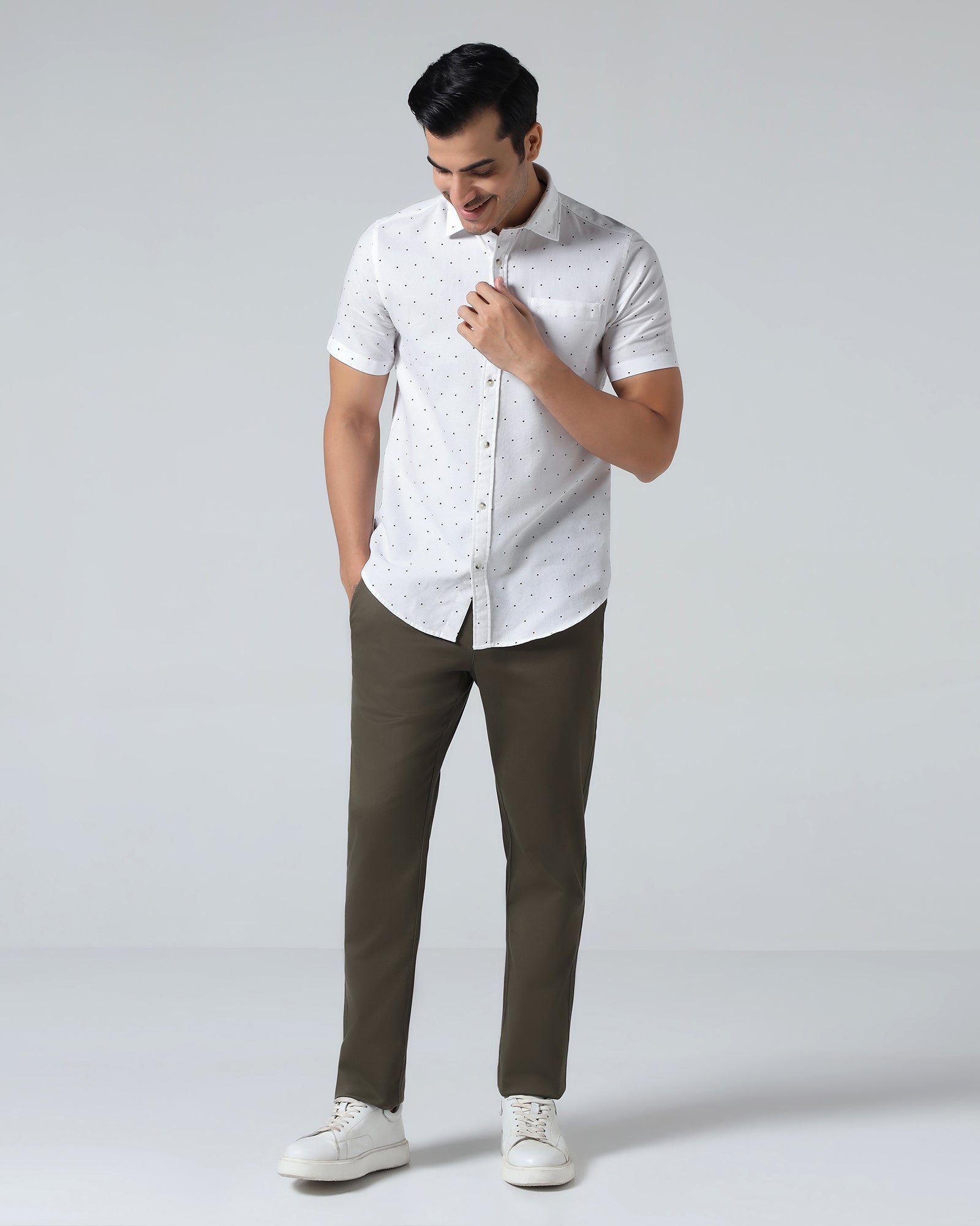 White Printed Shirt - Fylor