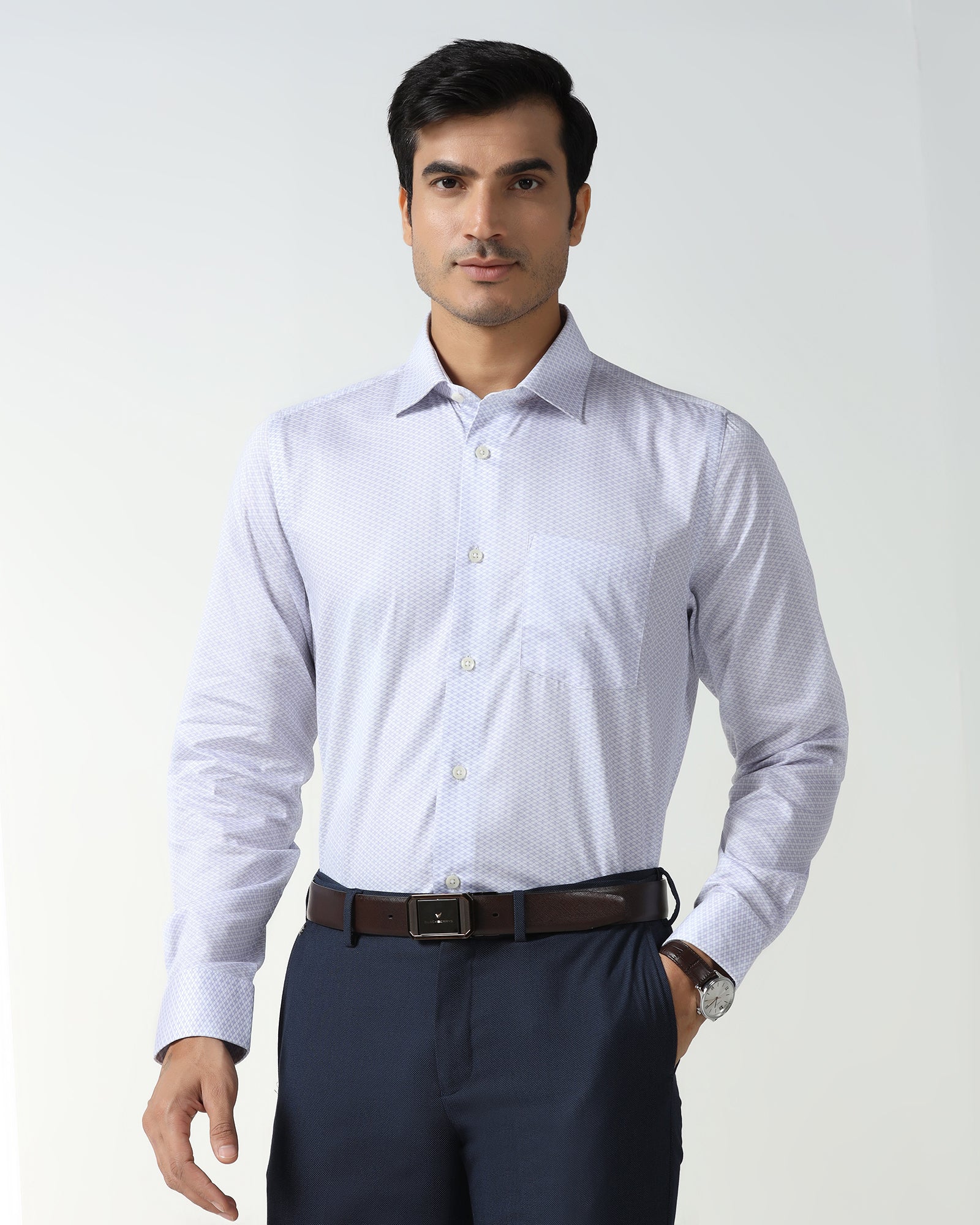 White Printed Shirt - Radio