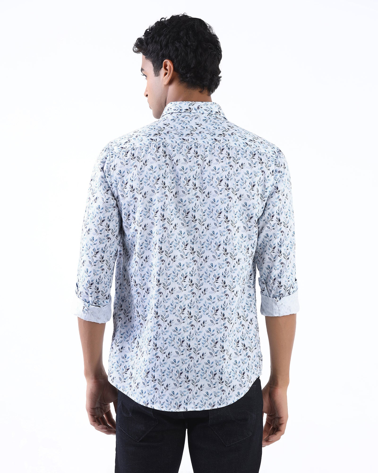 White Printed Shirt - Verez