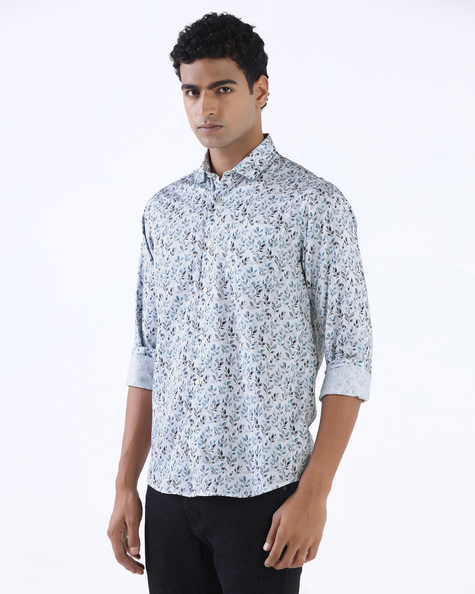 White Printed Shirt - Verez