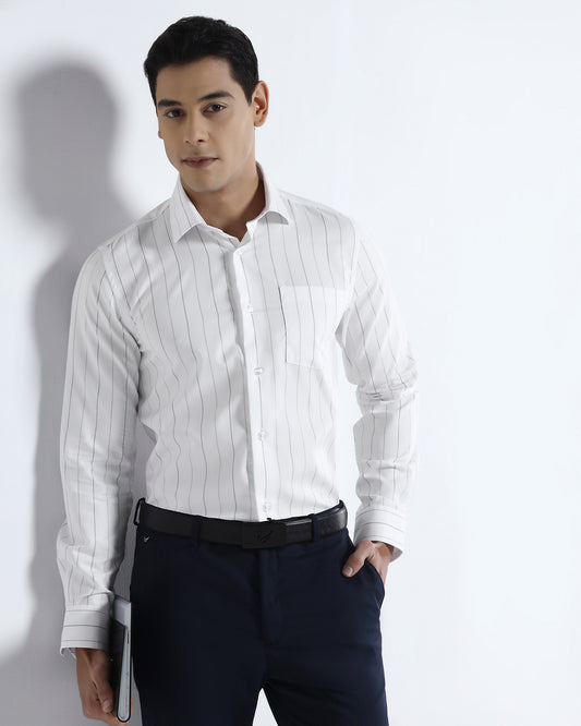 White Stripe Shirt - Golf