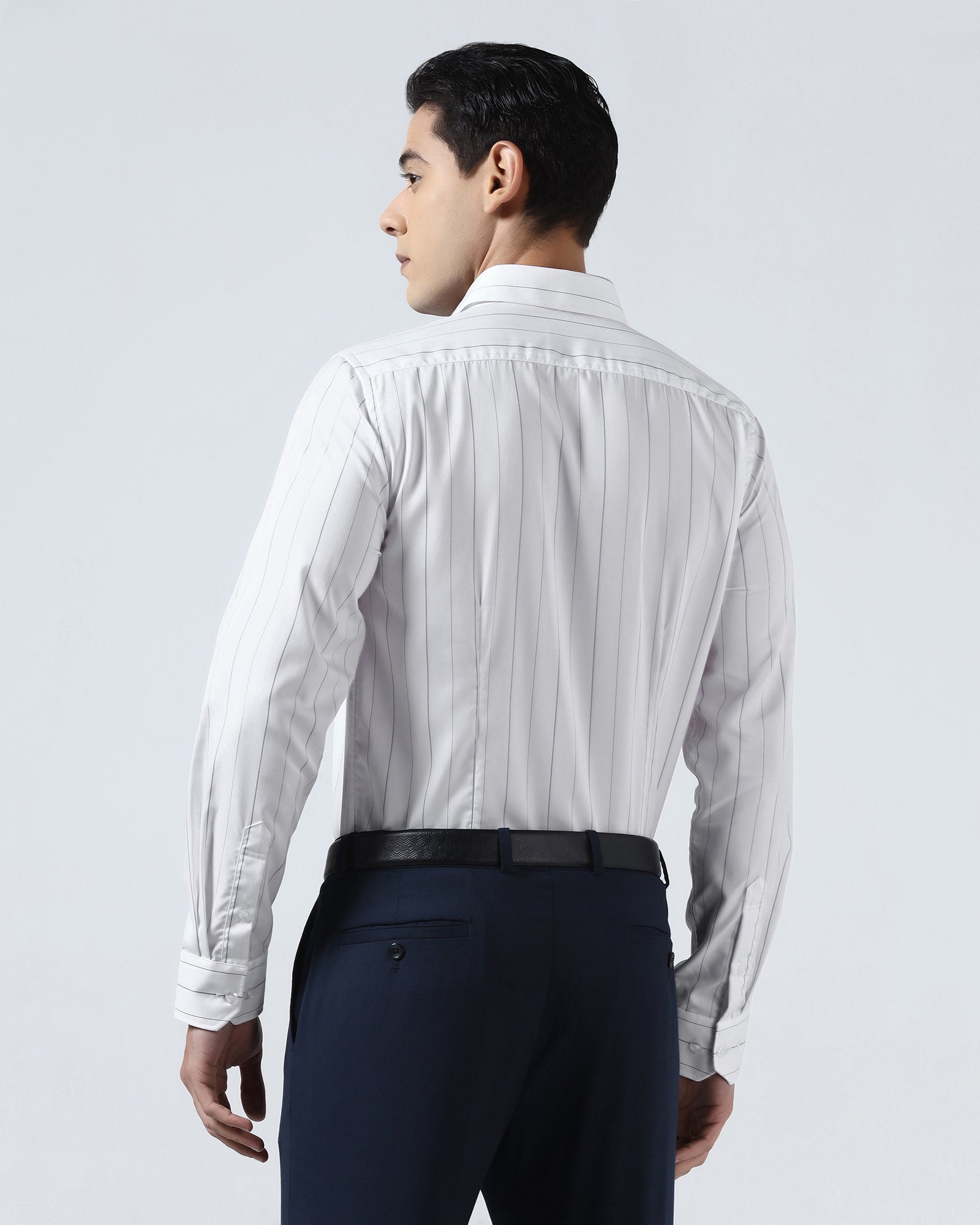 White Stripe Shirt - Golf