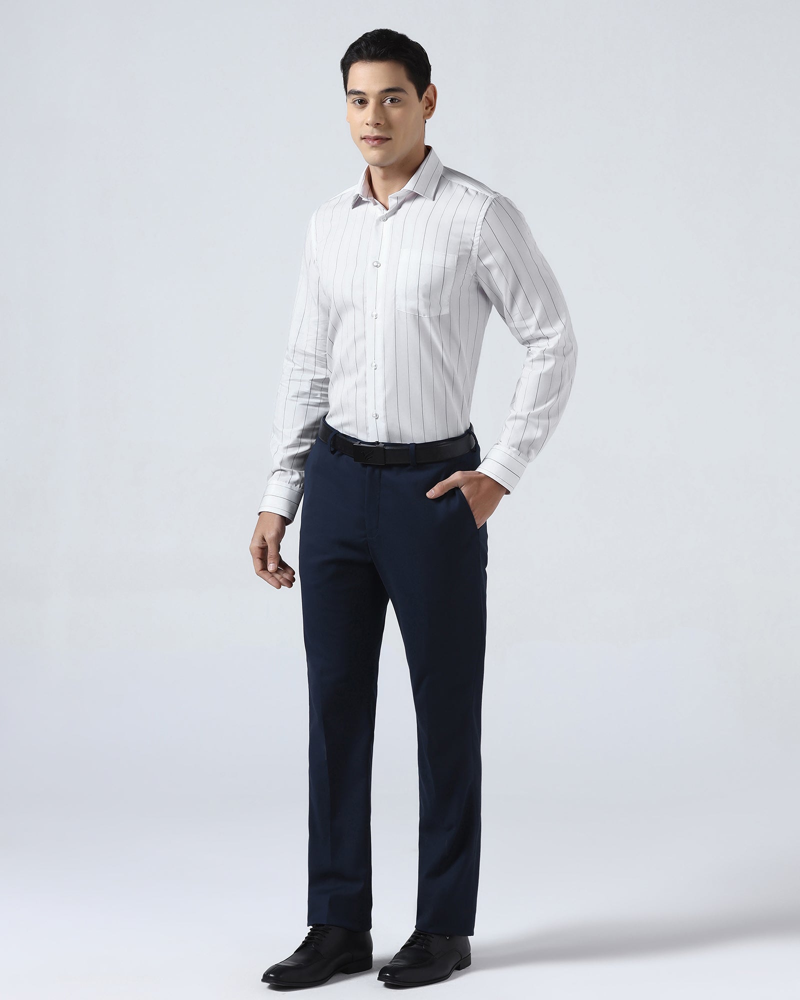 White Stripe Shirt - Golf