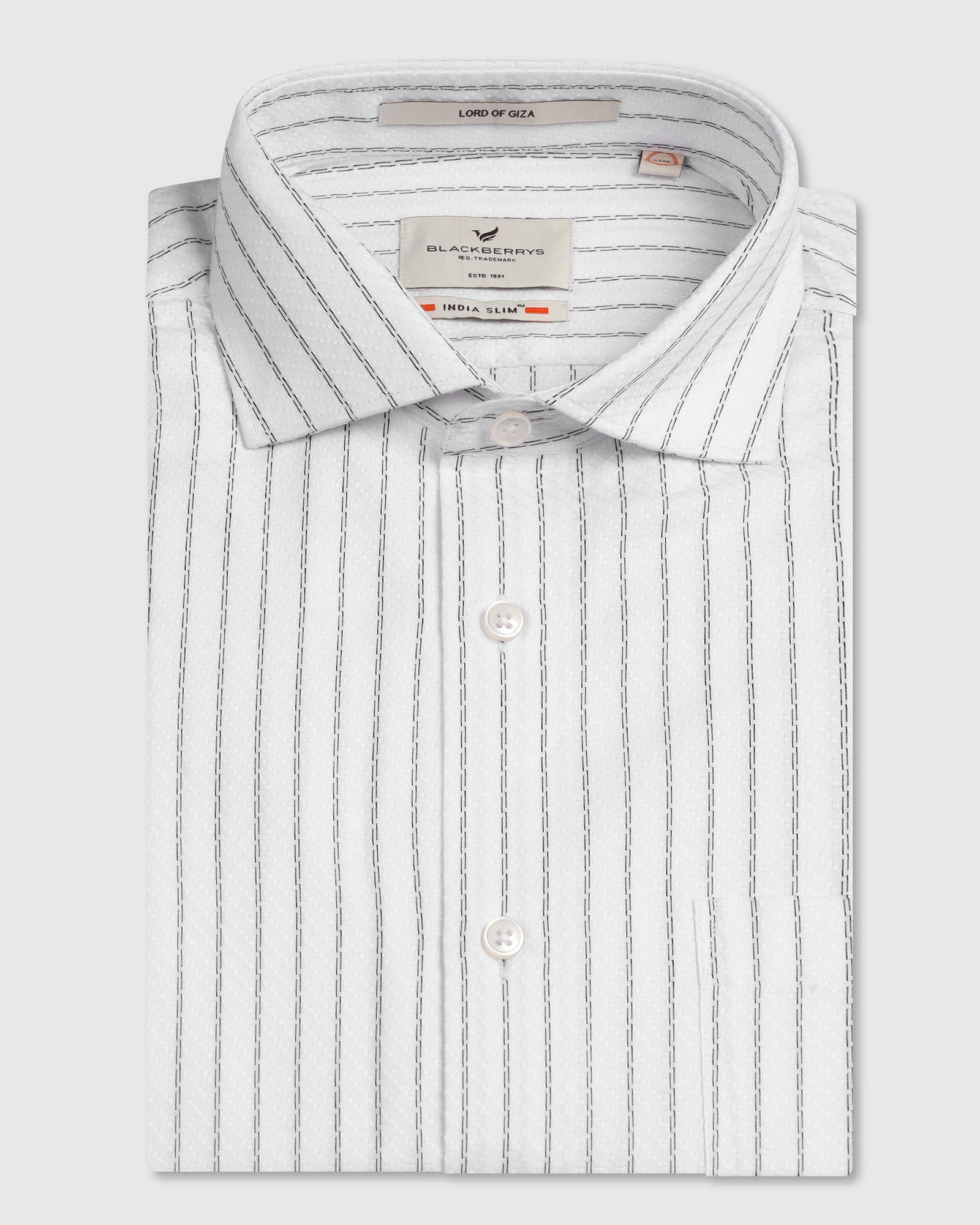 White Stripe Shirt - Rooter