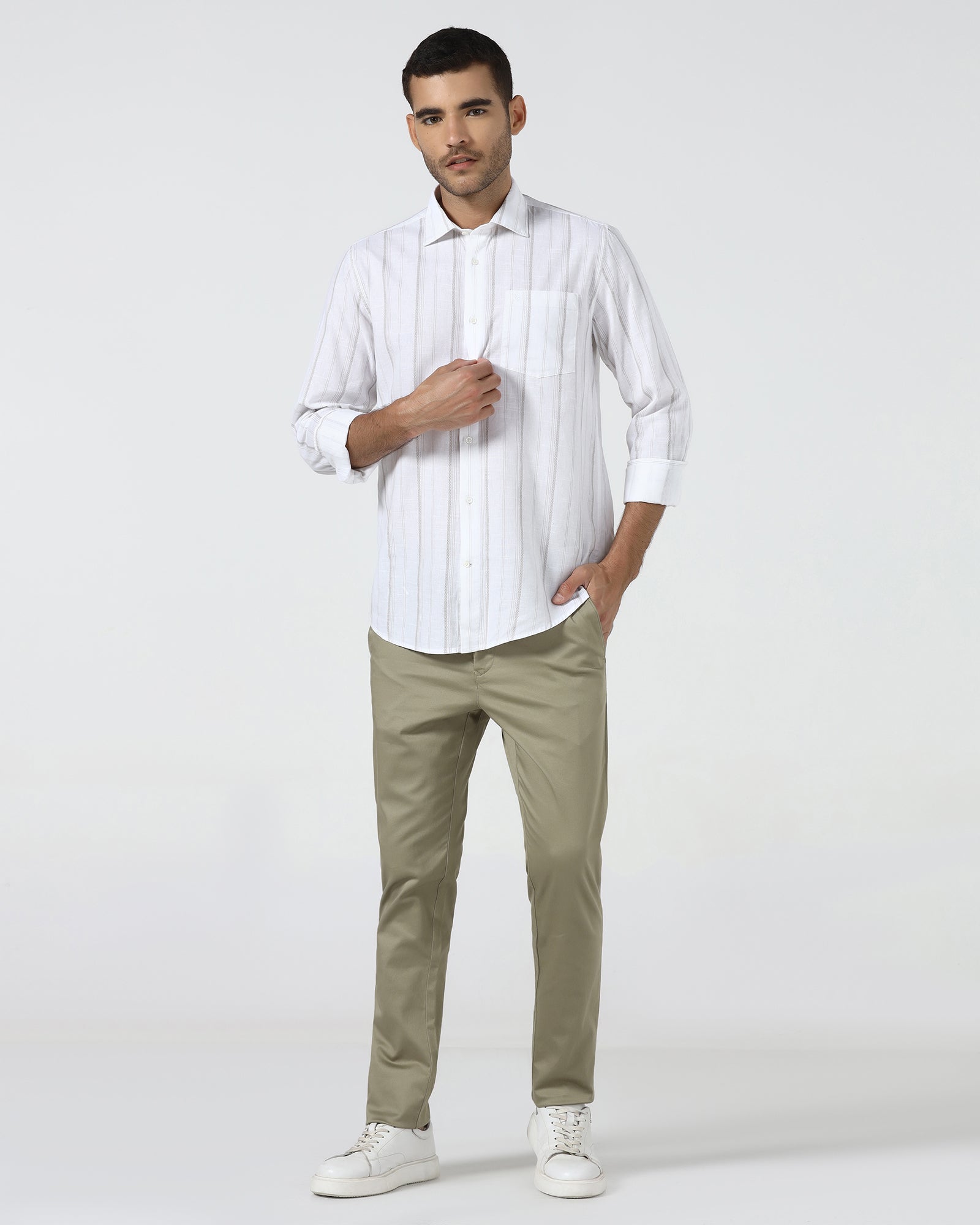 White Stripe Shirt - Webber
