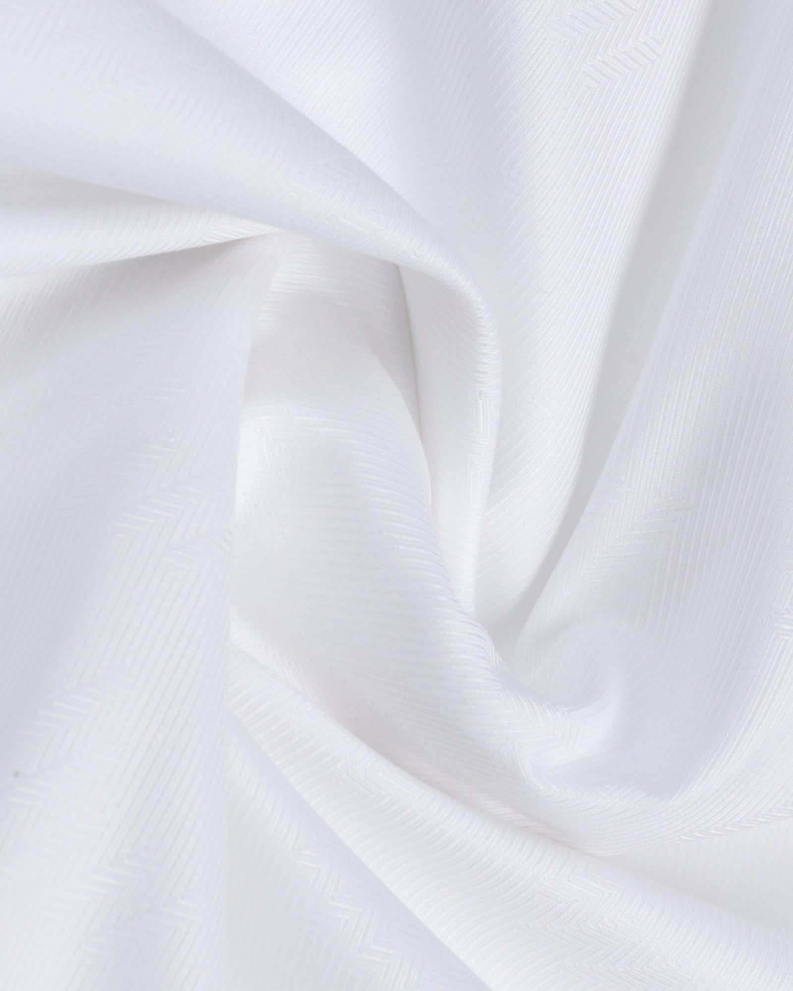 White Super White Jacquard Shirt - Albion